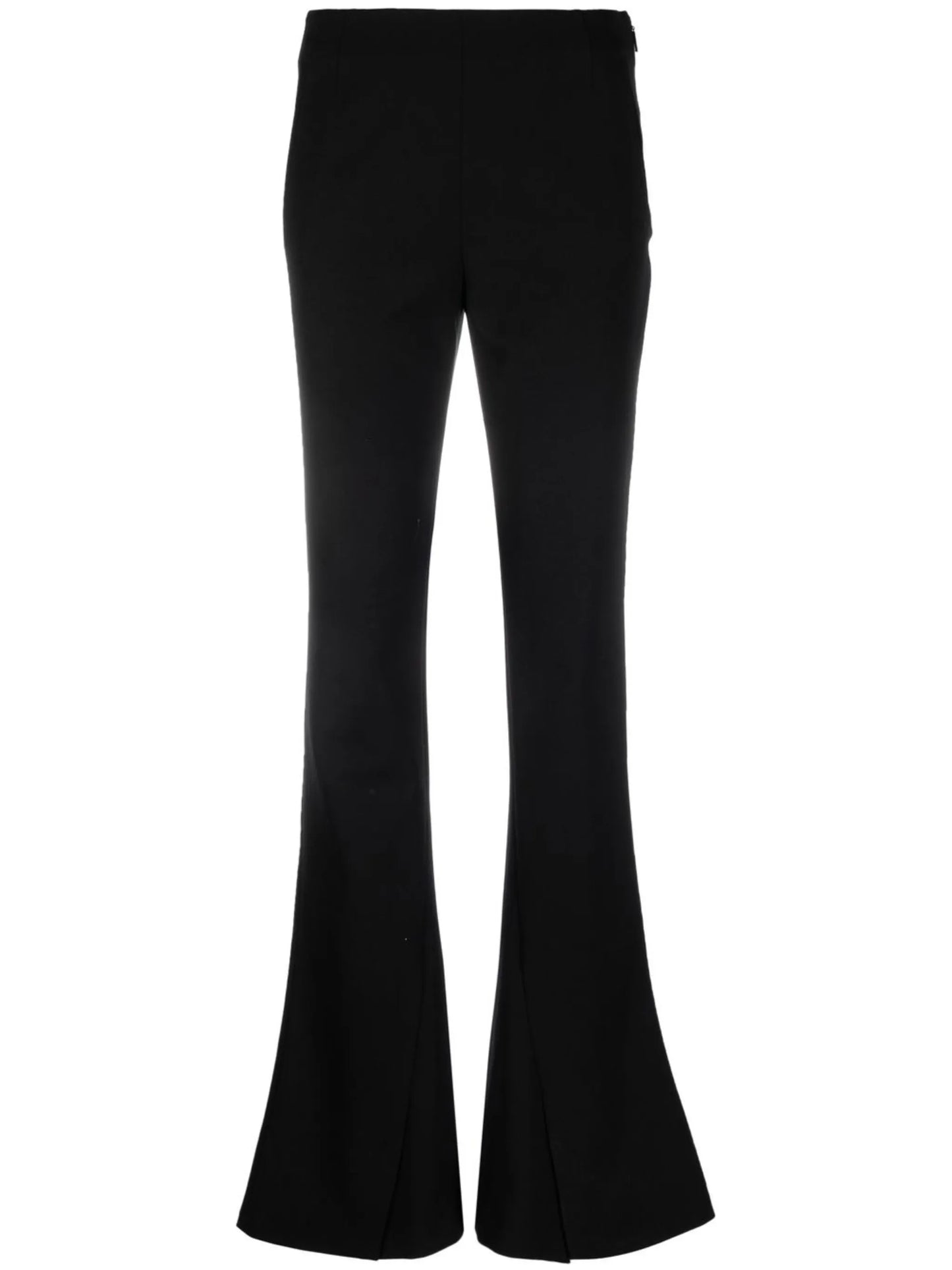 high-waisted split trousers