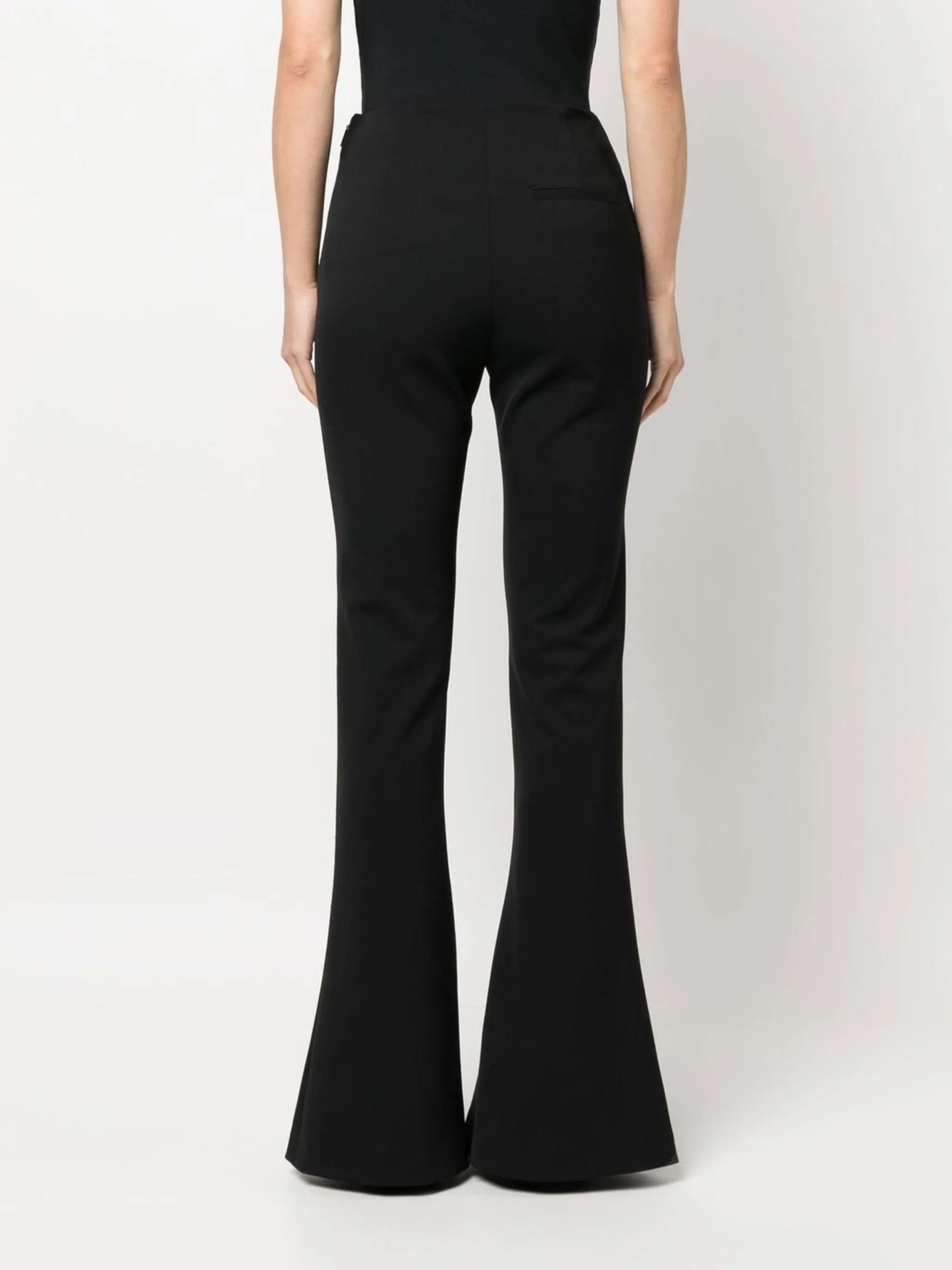 high-waisted split trousers