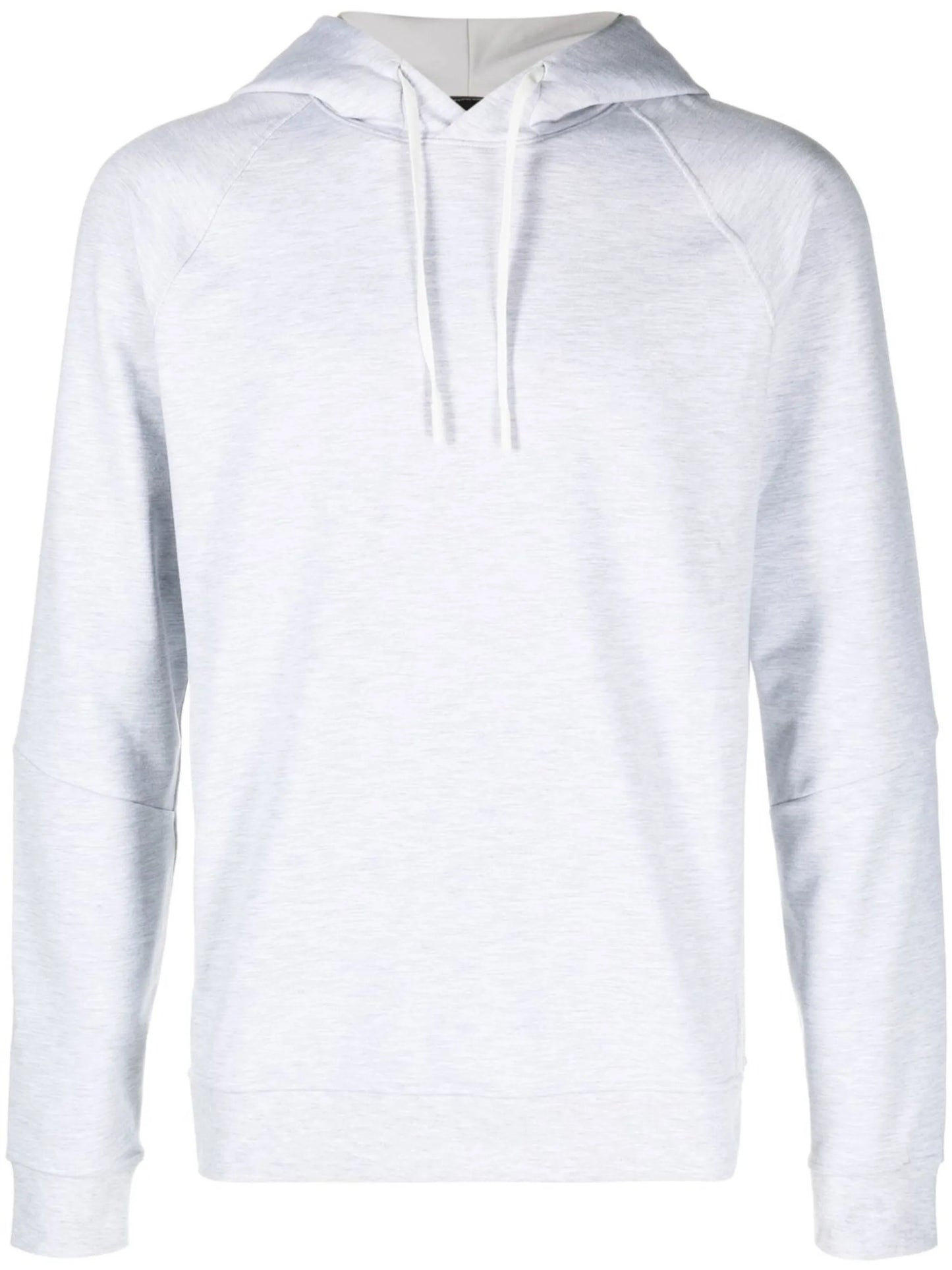 cotton-blend drawstring hoodie