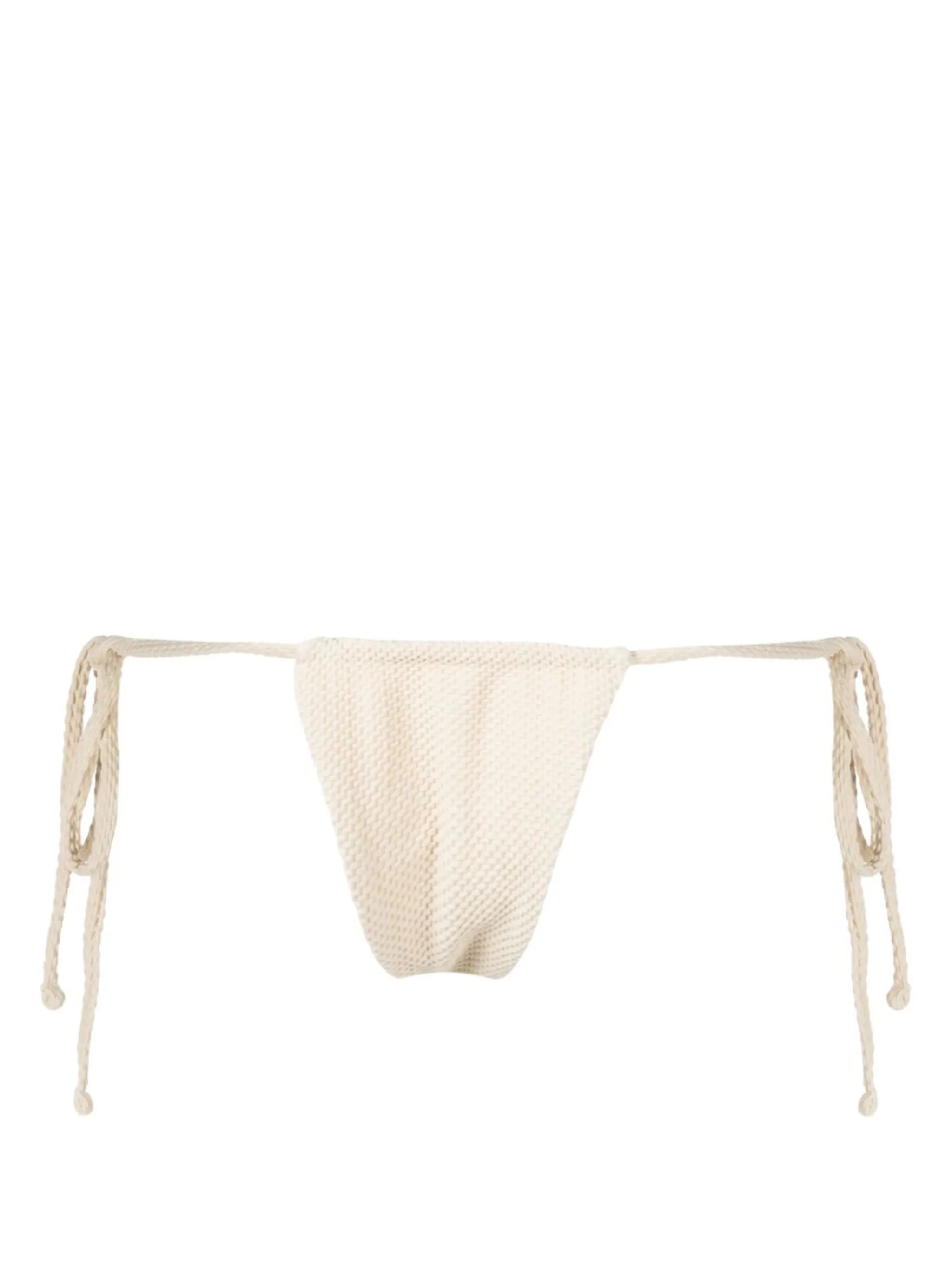 Tia seersucker bikini bottoms