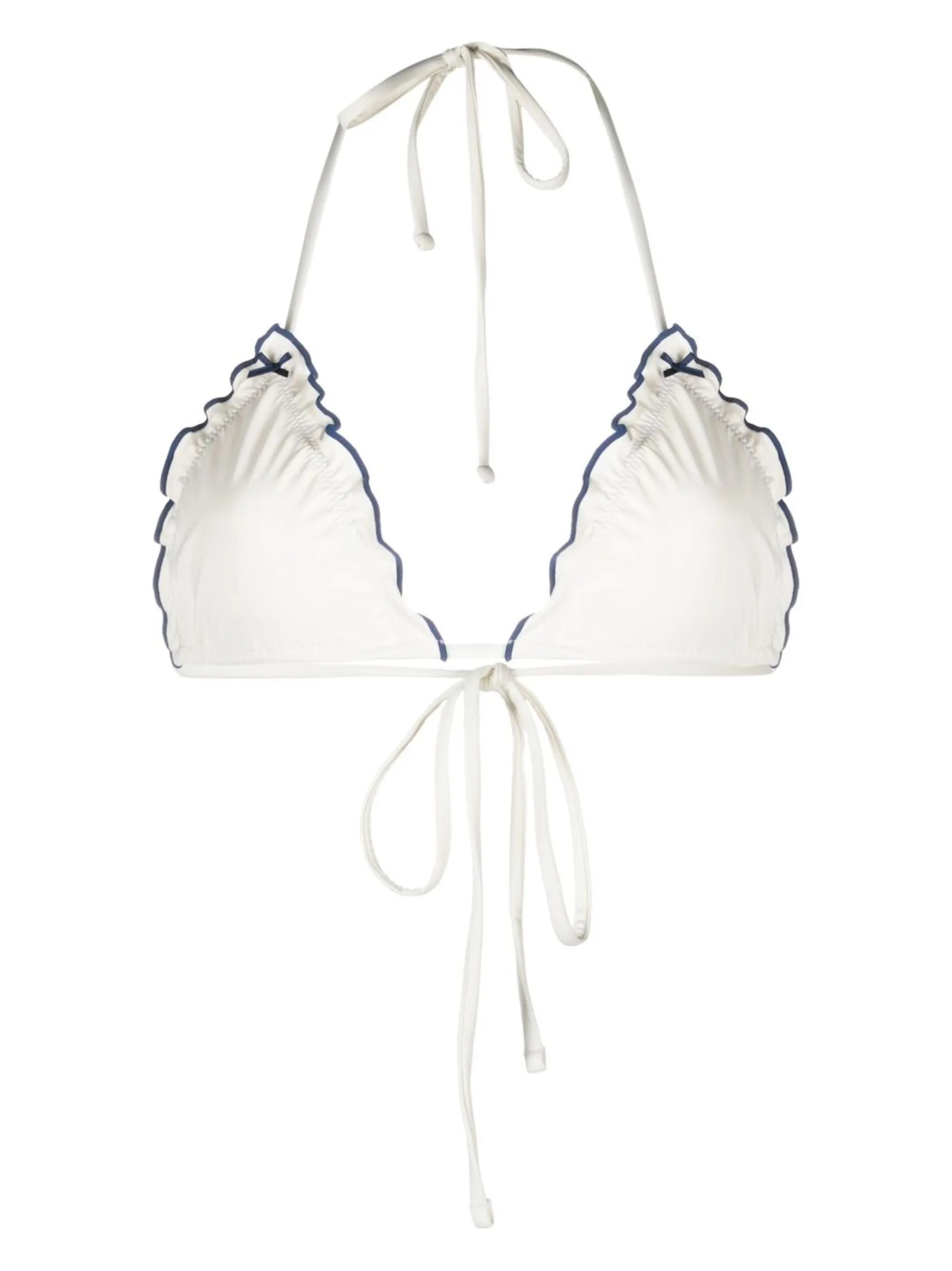 Tidal triangle bikini top