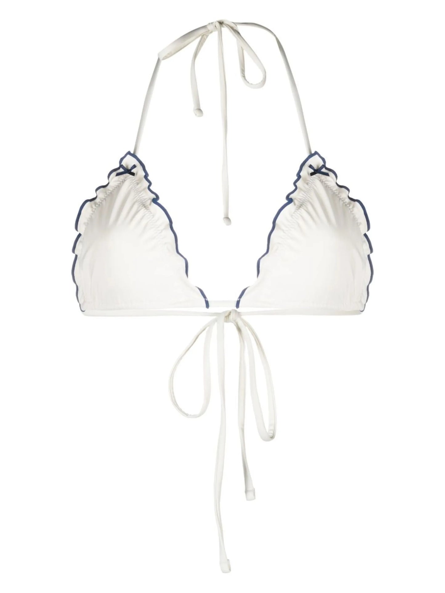 Tidal triangle bikini top
