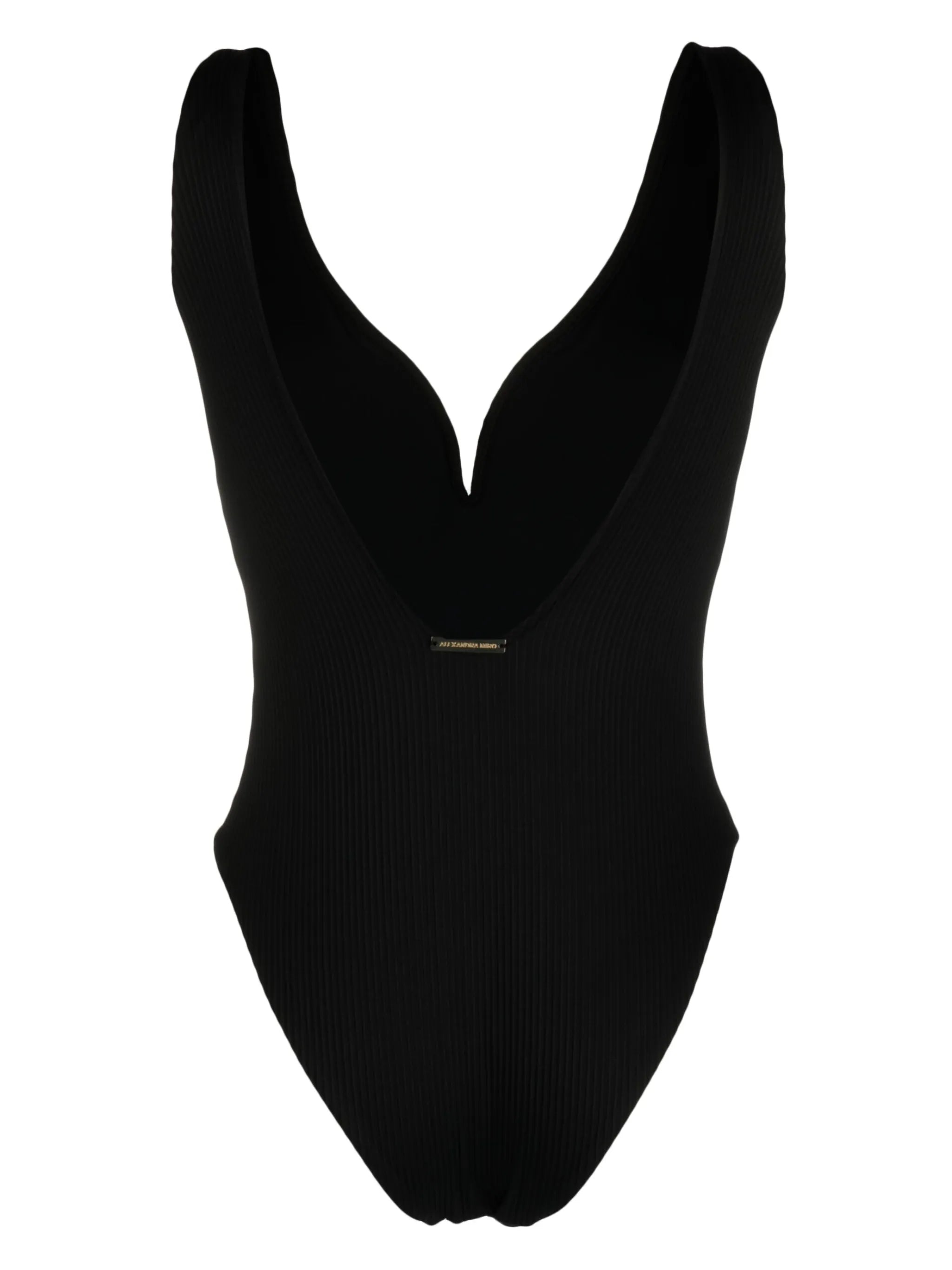 Kiki ribbed V-neck swimsuit
