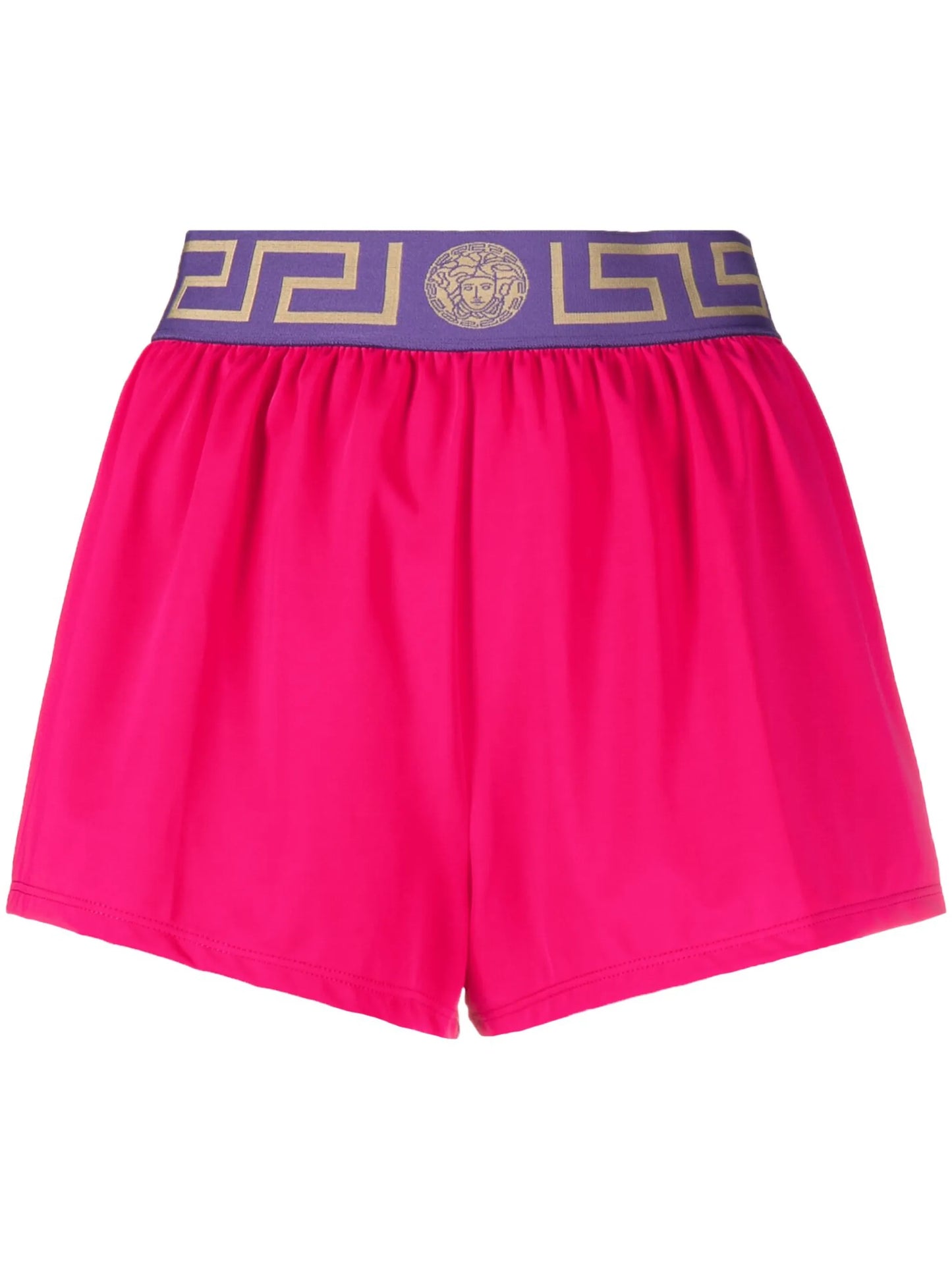 Greca-waistband shorts