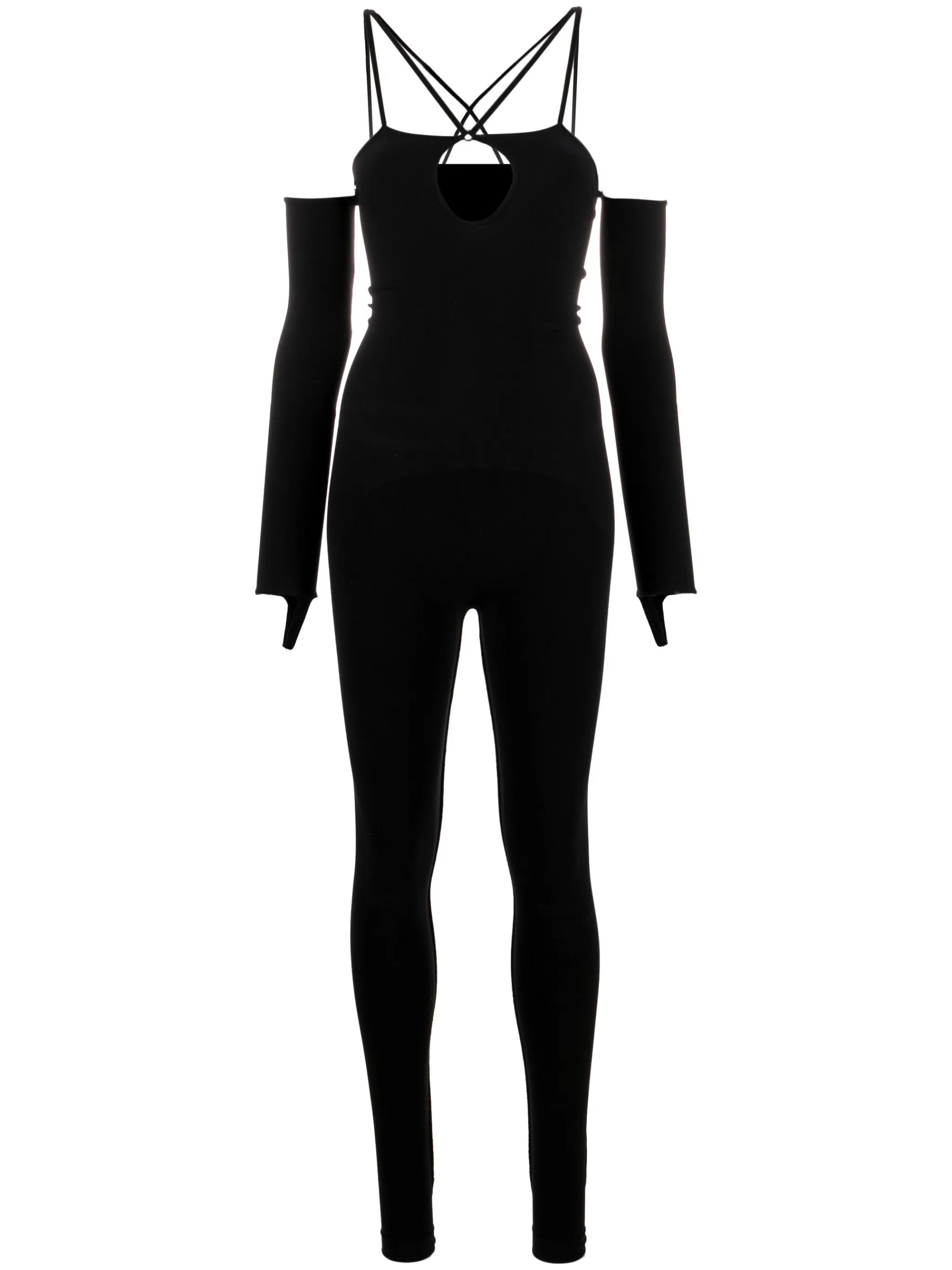 strap-detail jumpsuit