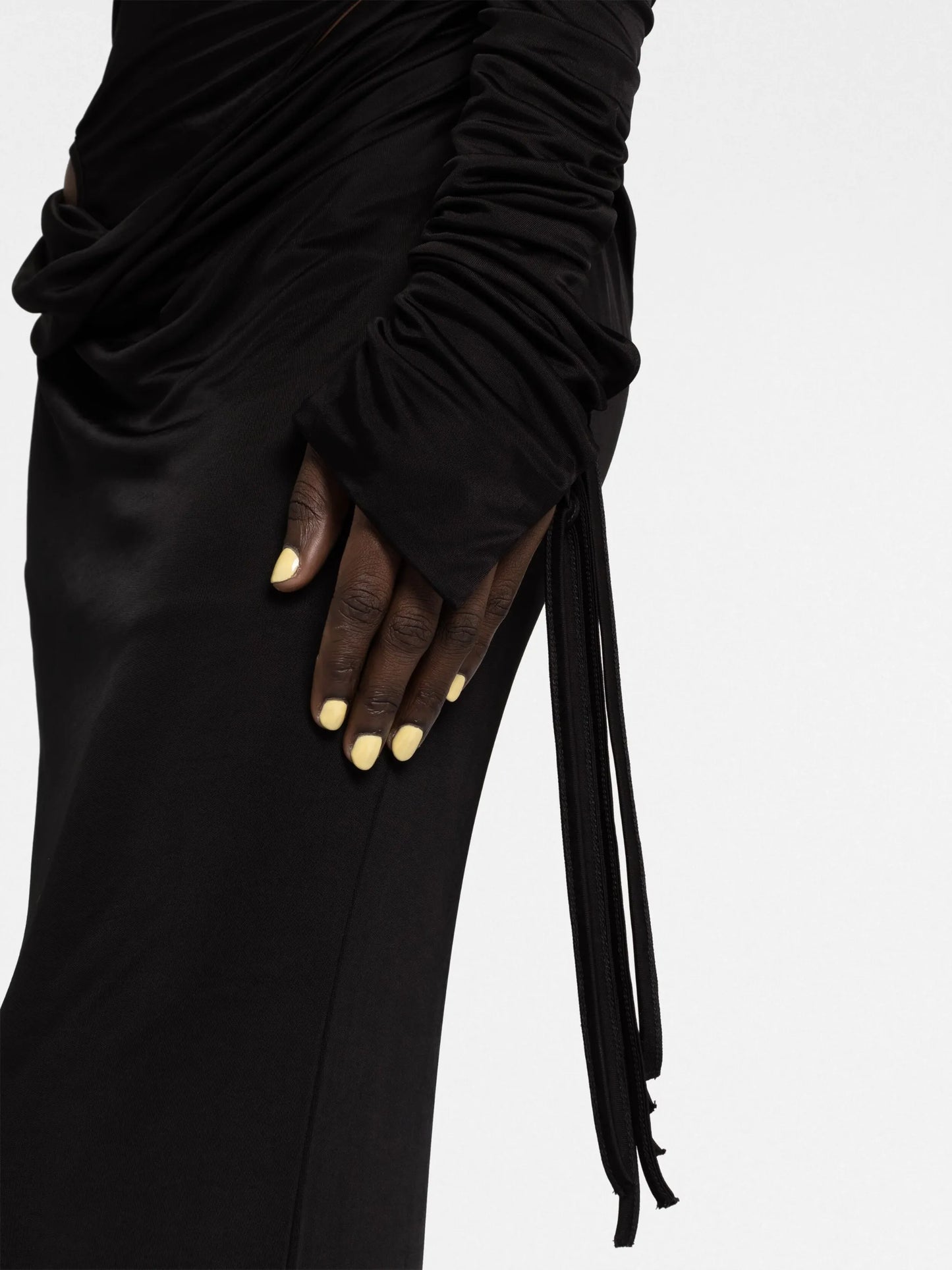 cut-out jersey maxi dress