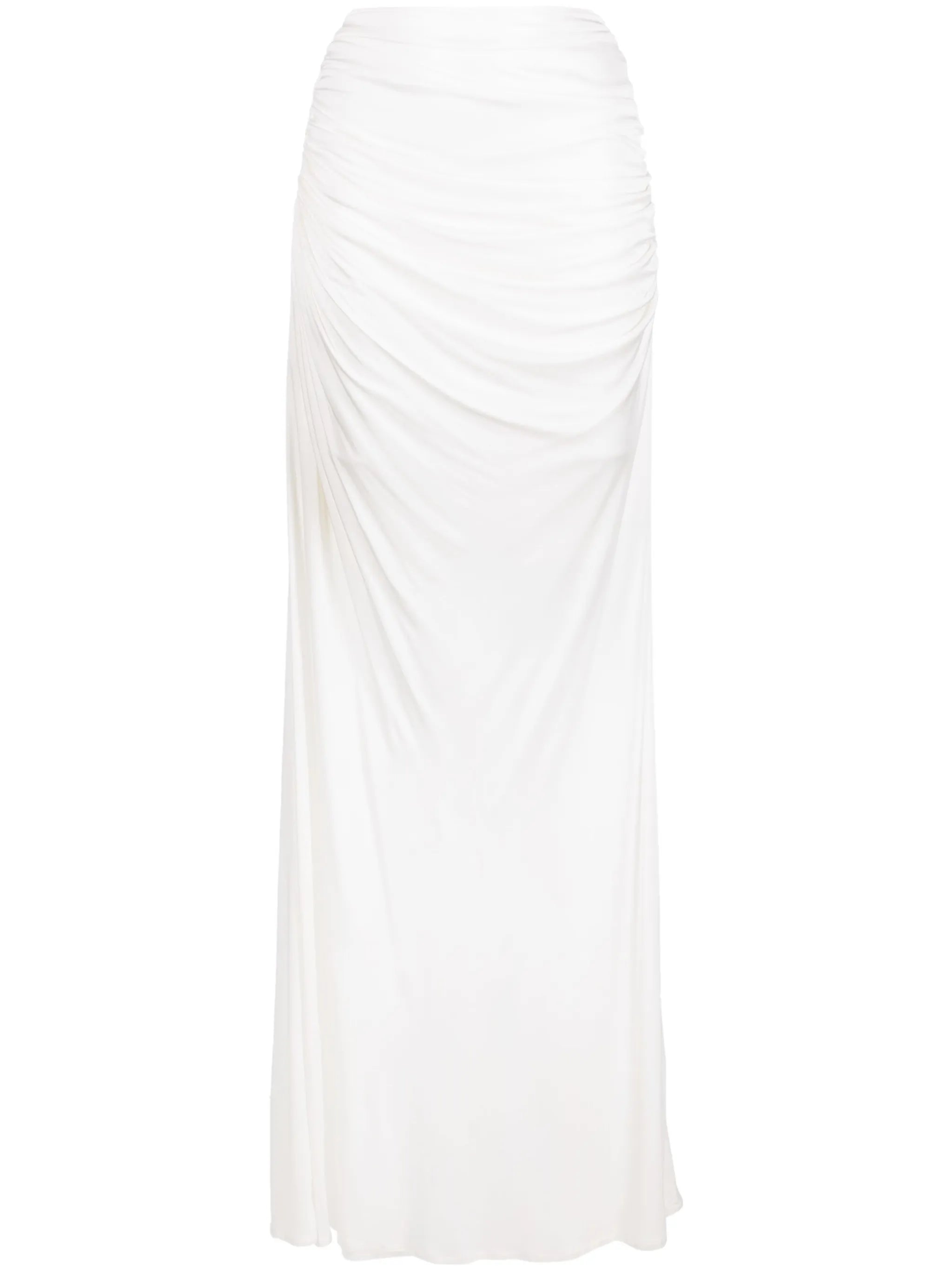 draped maxi skirt