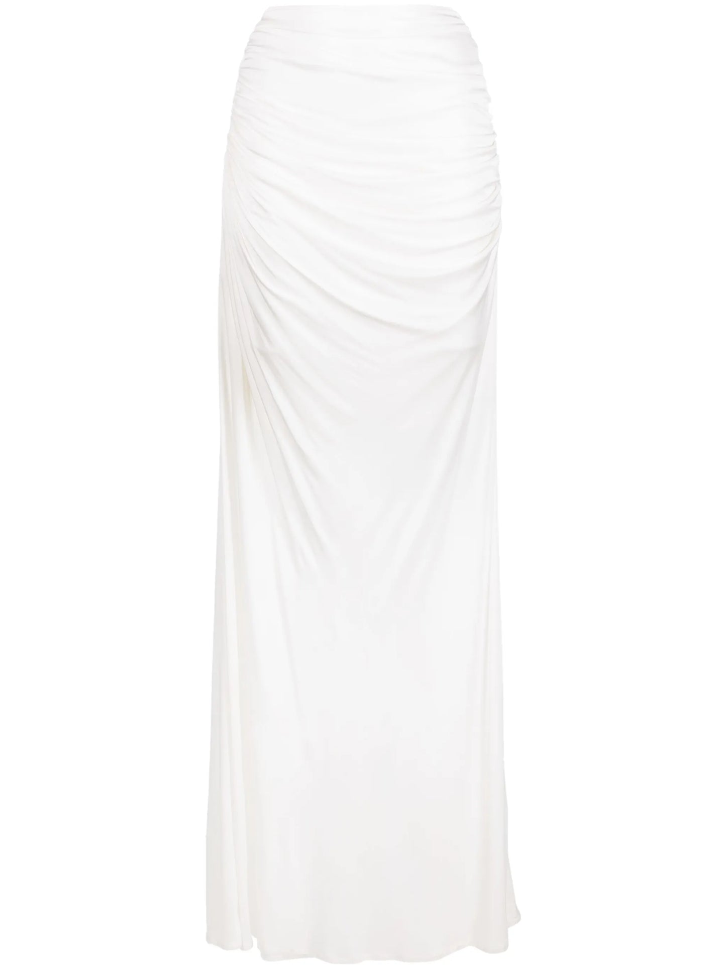 draped maxi skirt