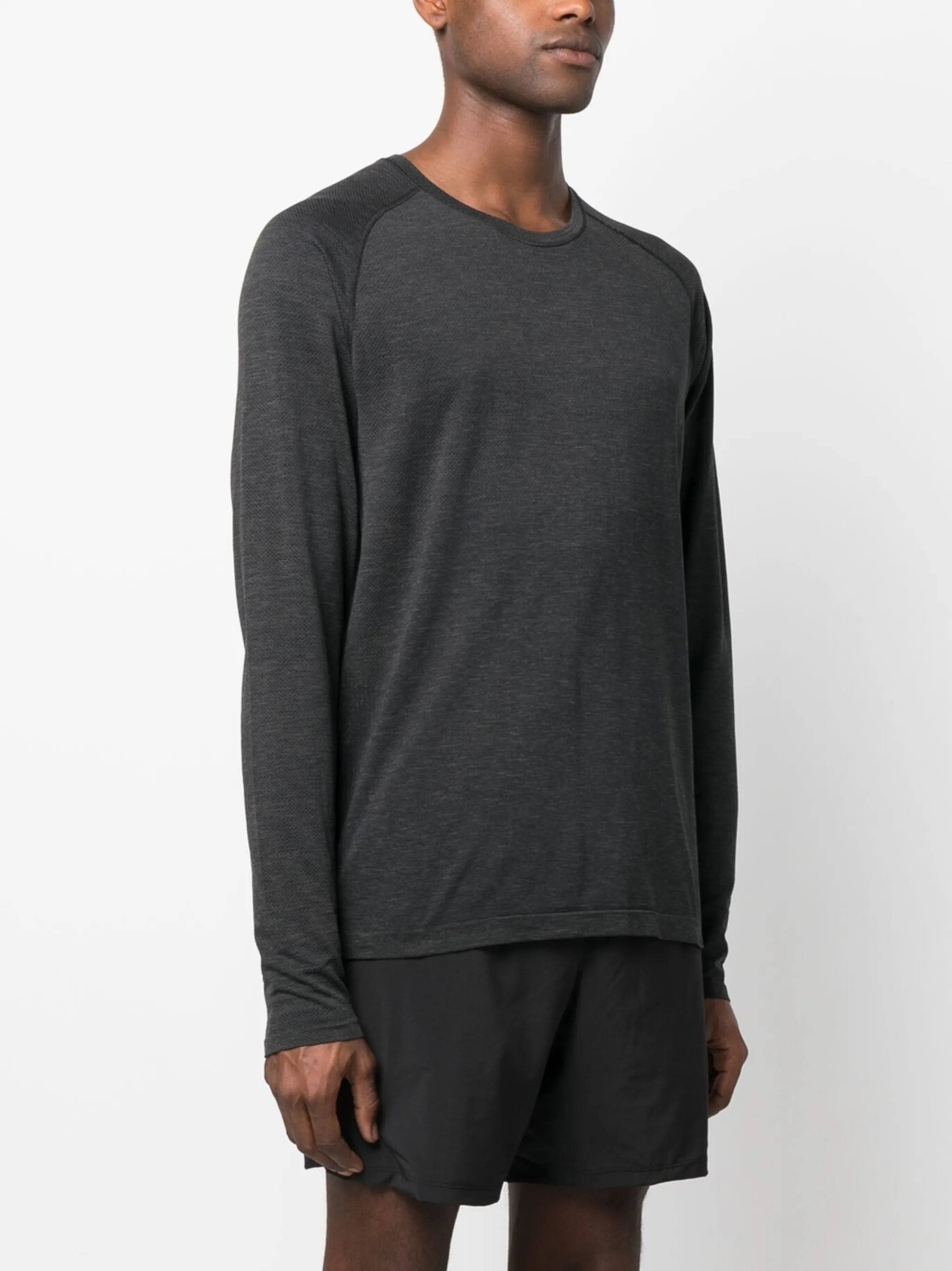 Metal long-sleeve top