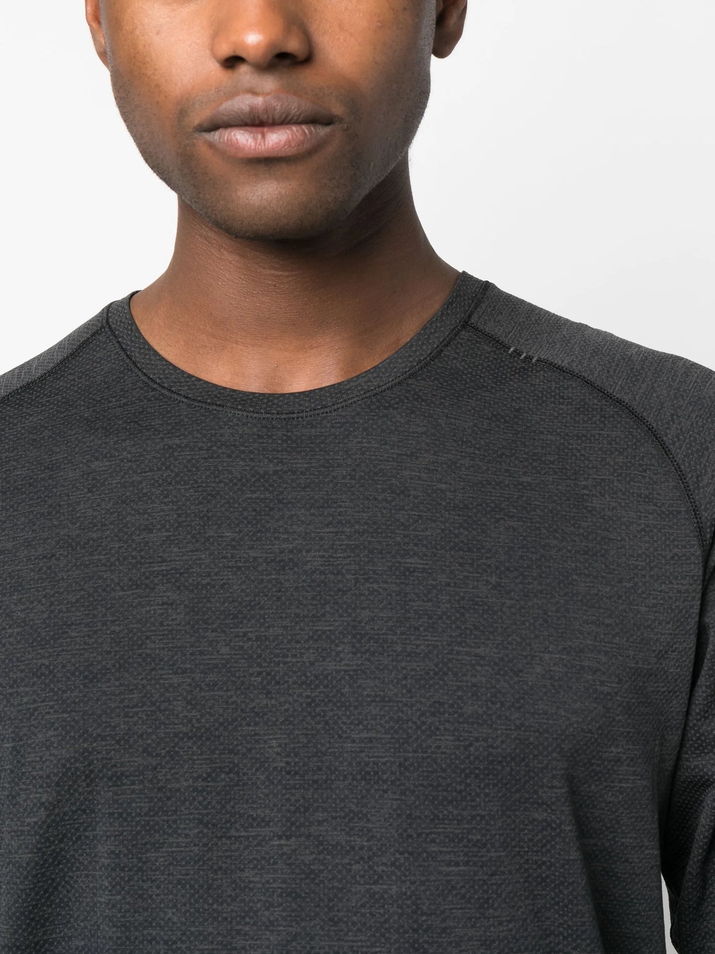 Metal long-sleeve top
