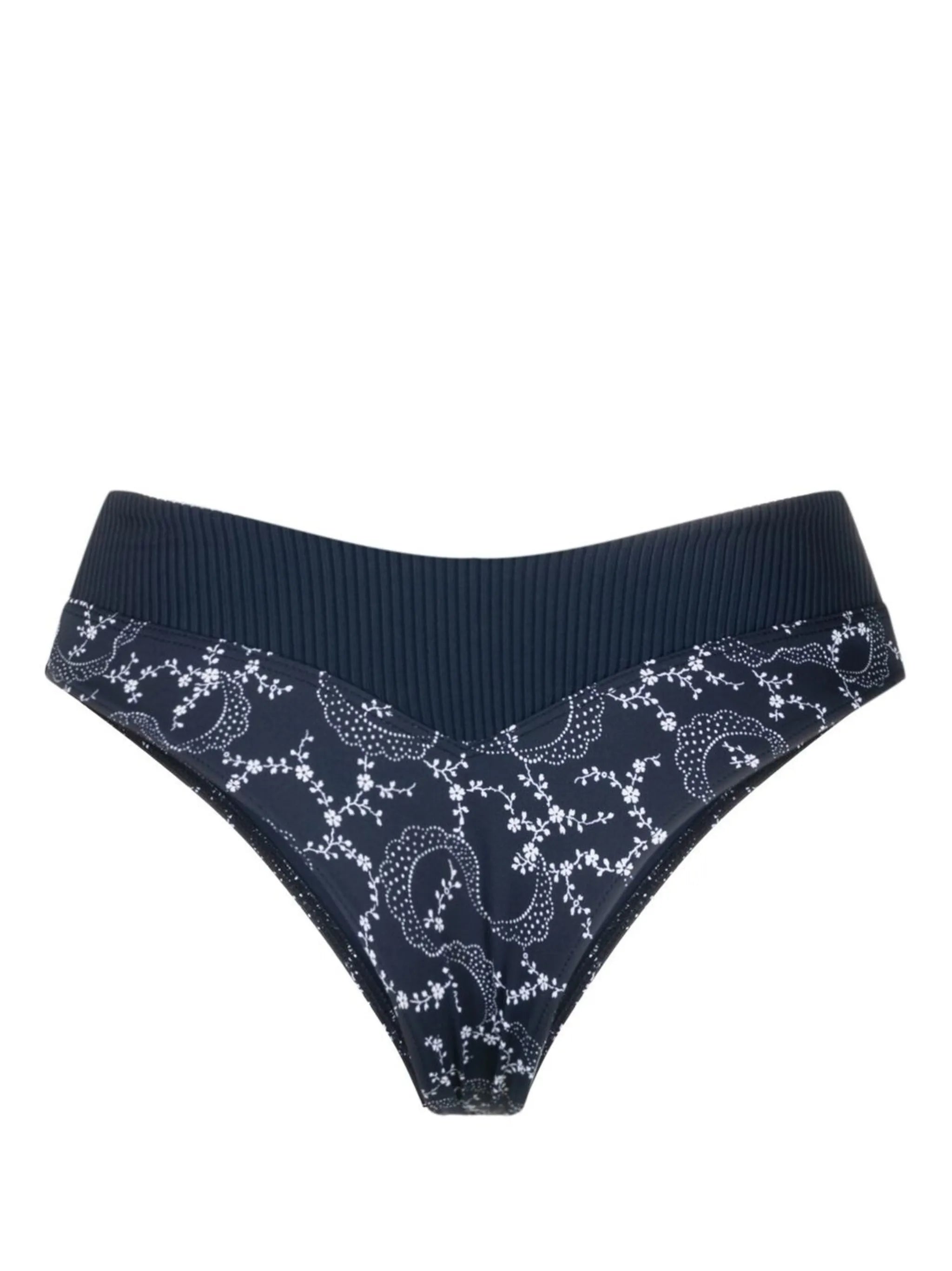 Bellamy floral-print bikini bottoms