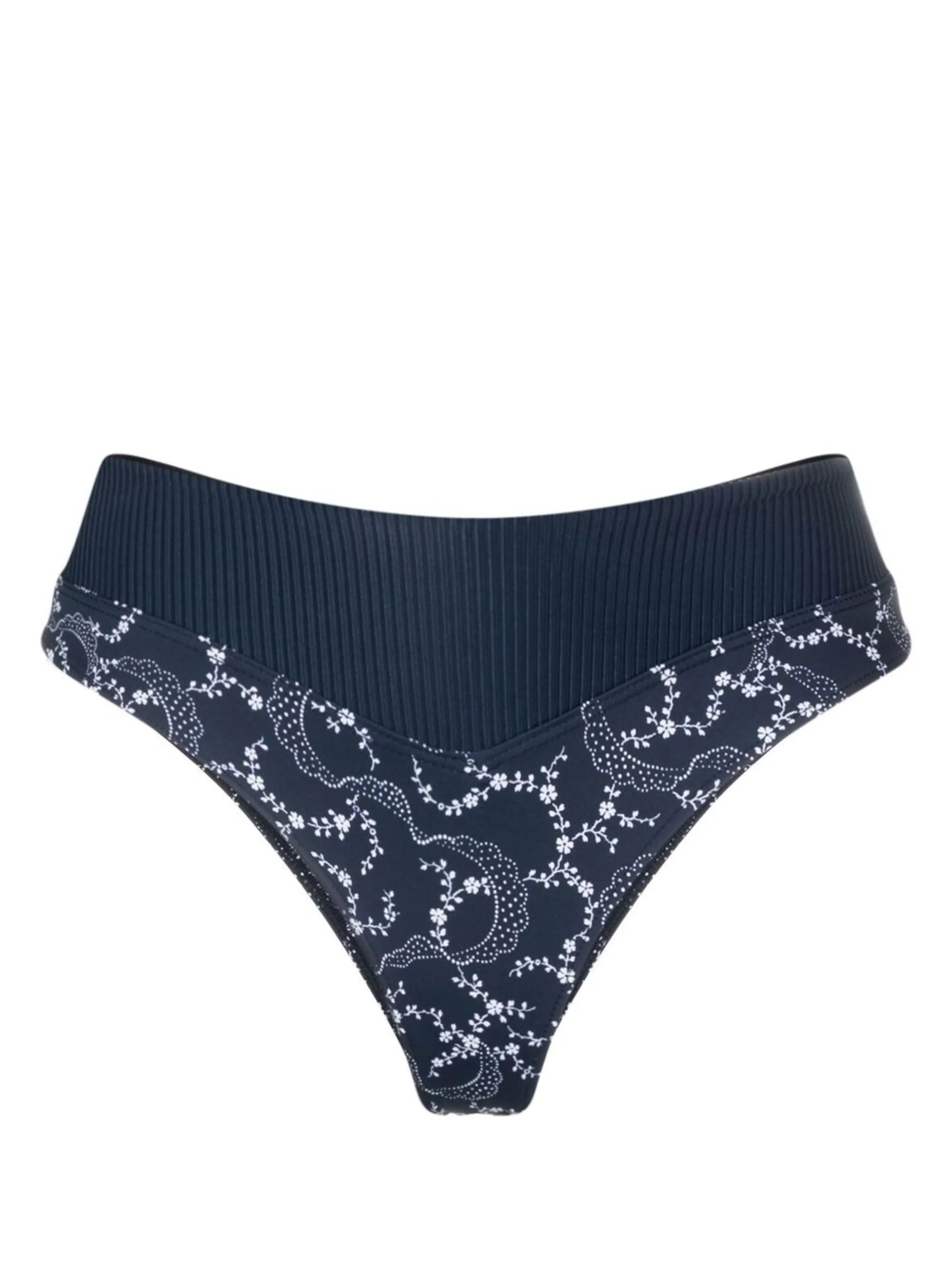 Bellamy floral-print bikini bottoms