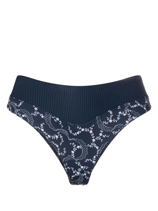 Bellamy floral-print bikini bottoms