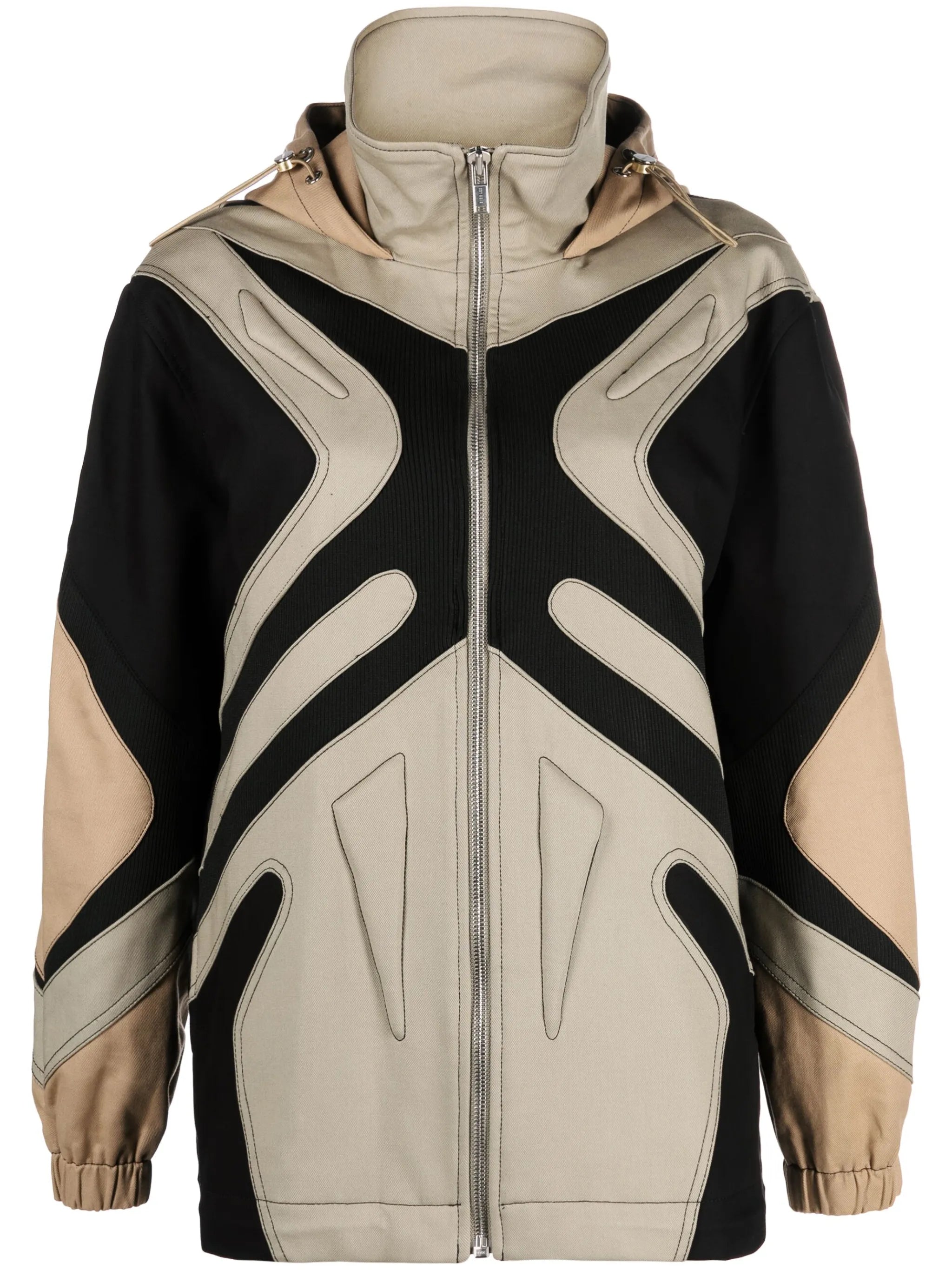 Tech Monstera organic-cotton jacket