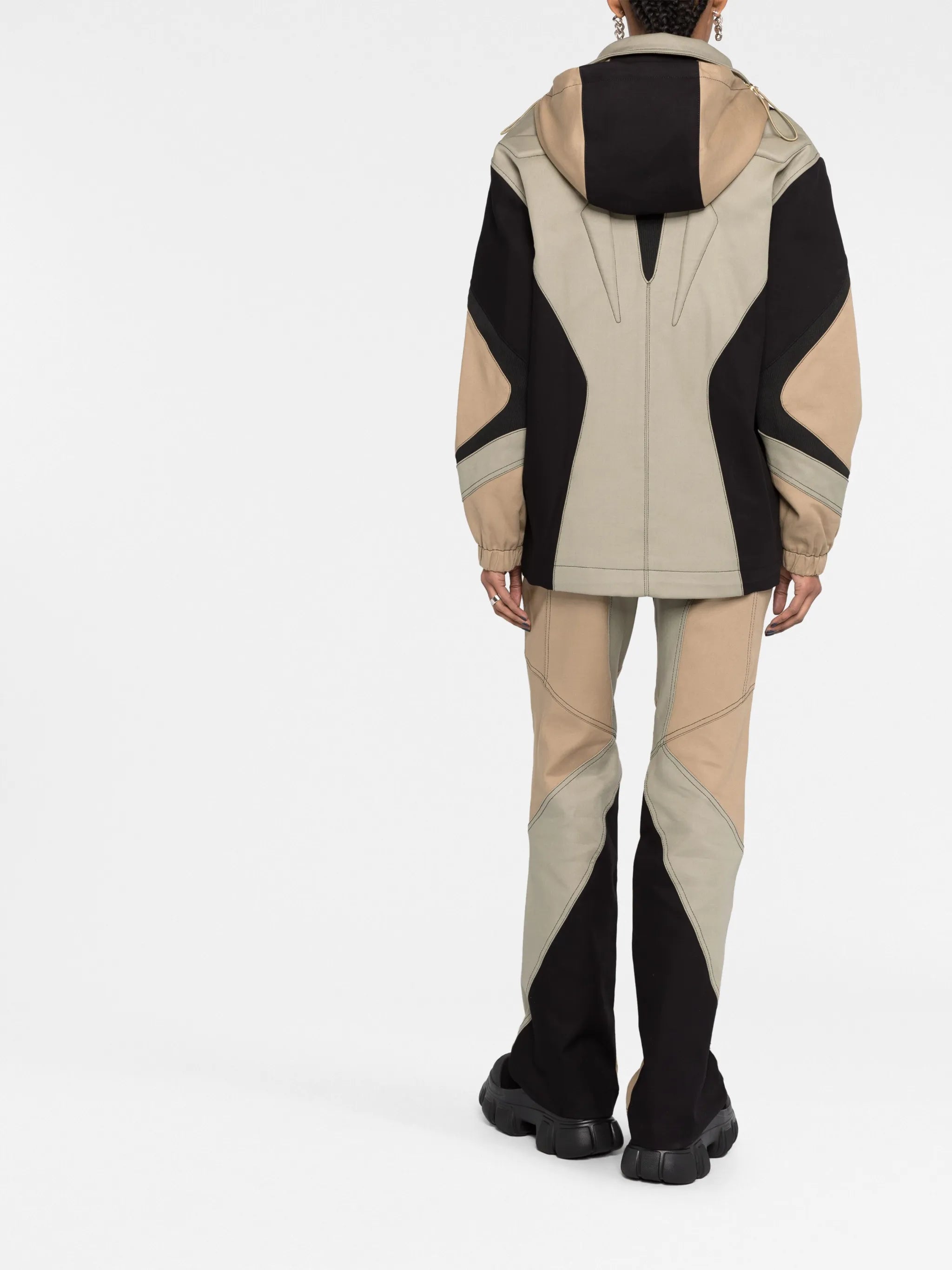 Tech Monstera organic-cotton jacket