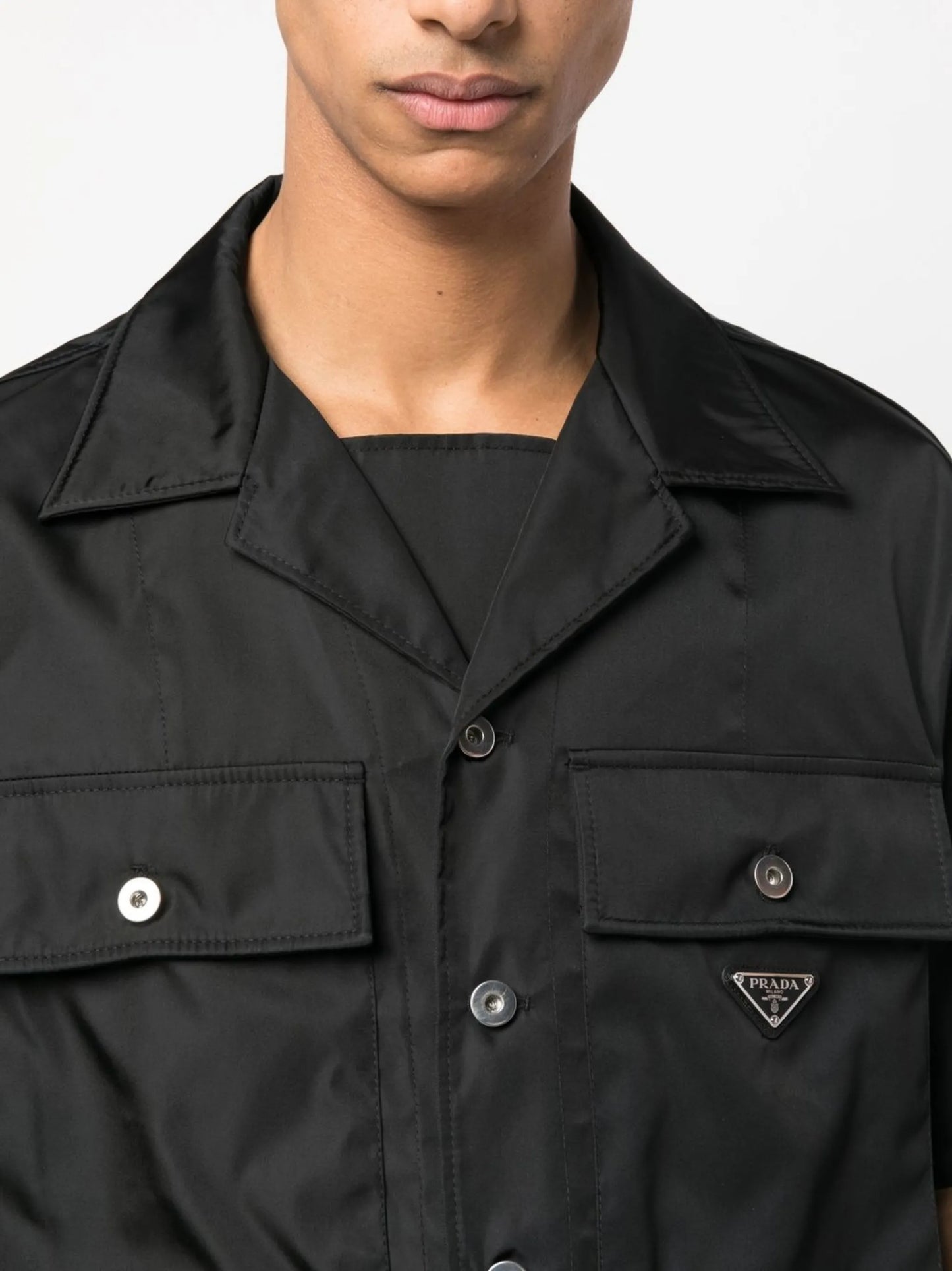 enamel triangle-logo shirt