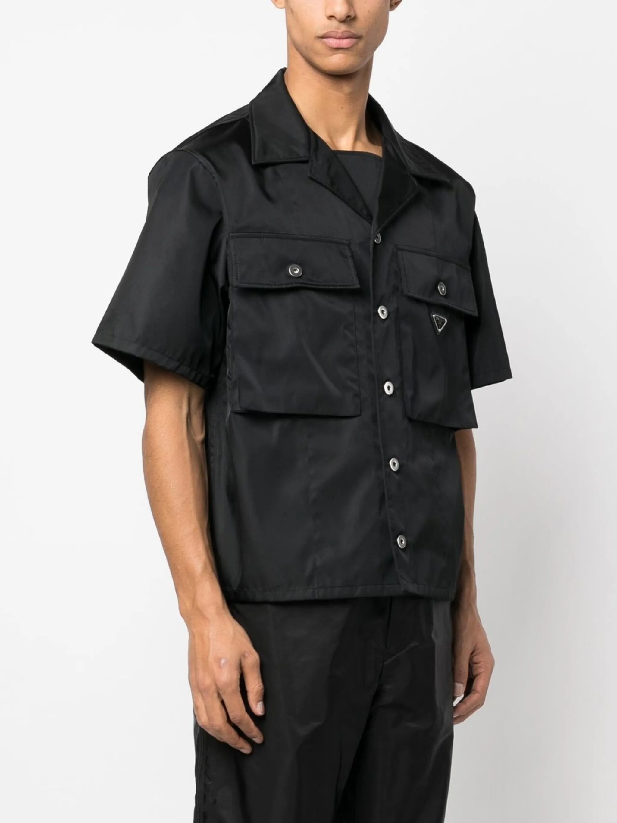 enamel triangle-logo shirt