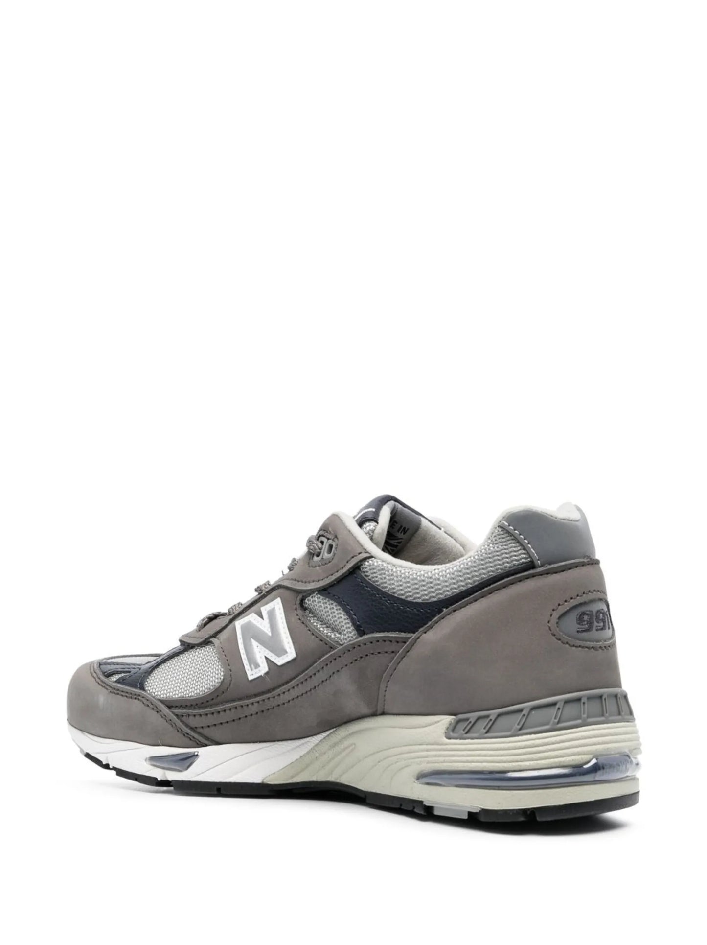suede panels lace-up sneakers