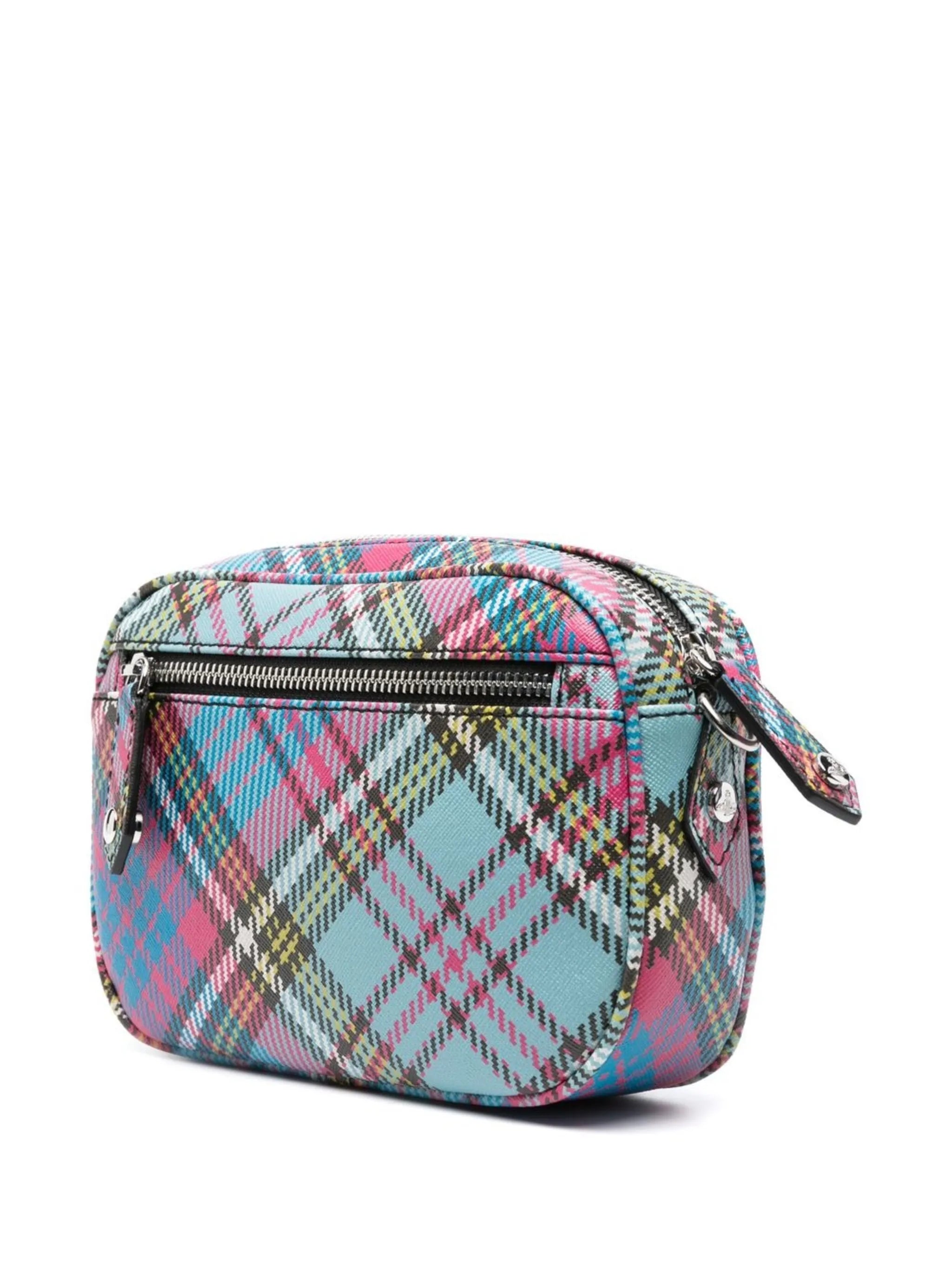 Daisy tartan-print cross body bag