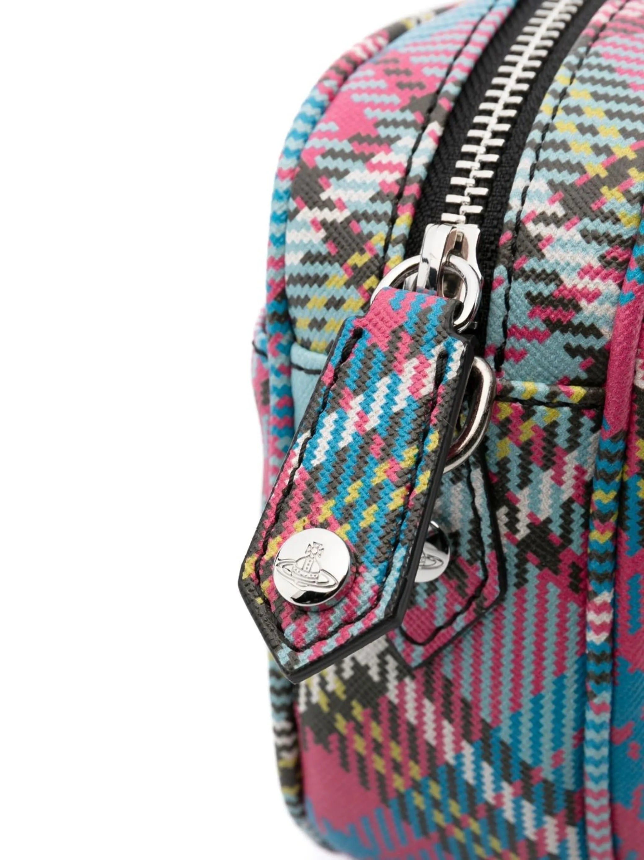Daisy tartan-print cross body bag