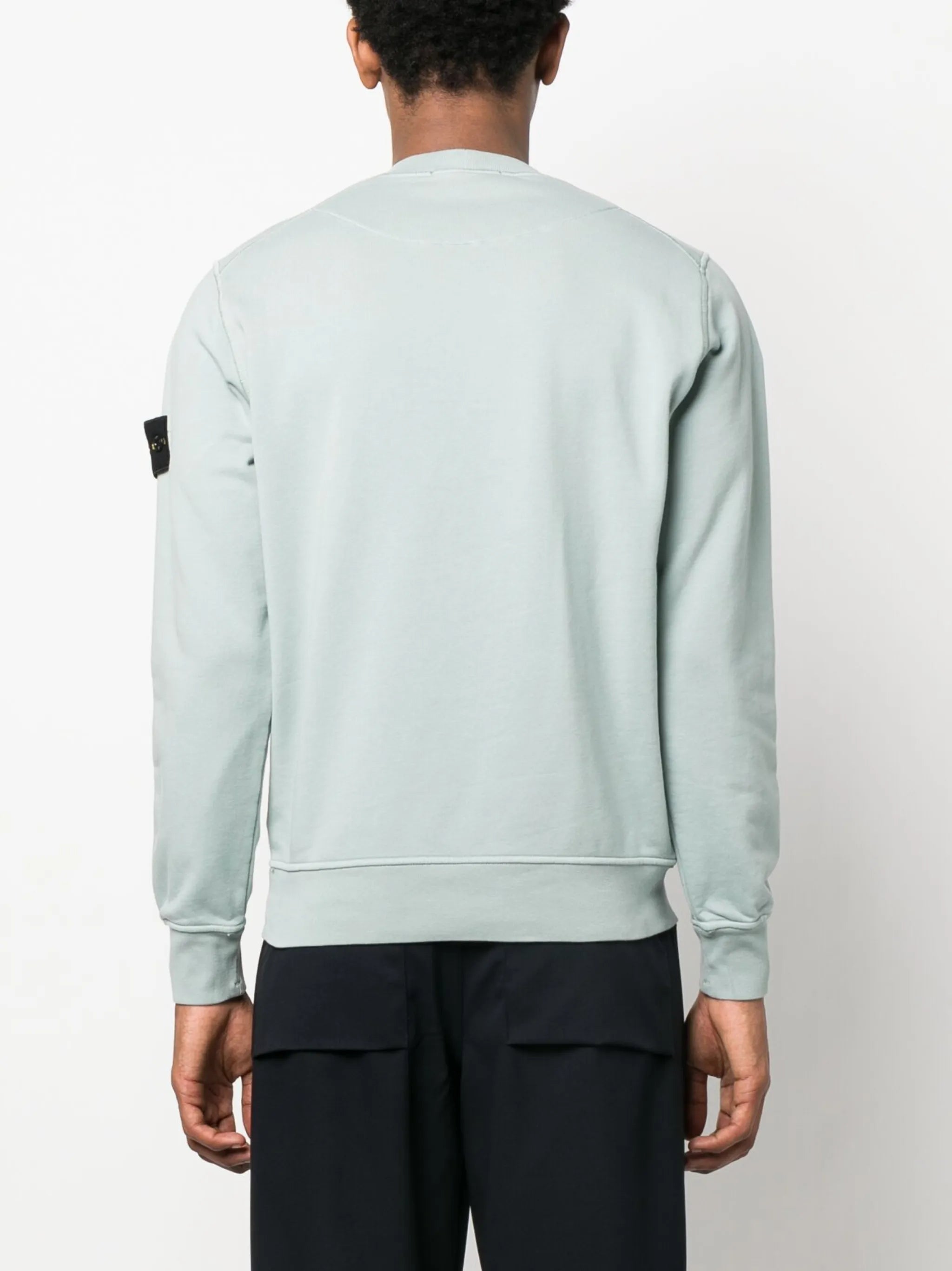 logo-patch sleeve sweatshirt