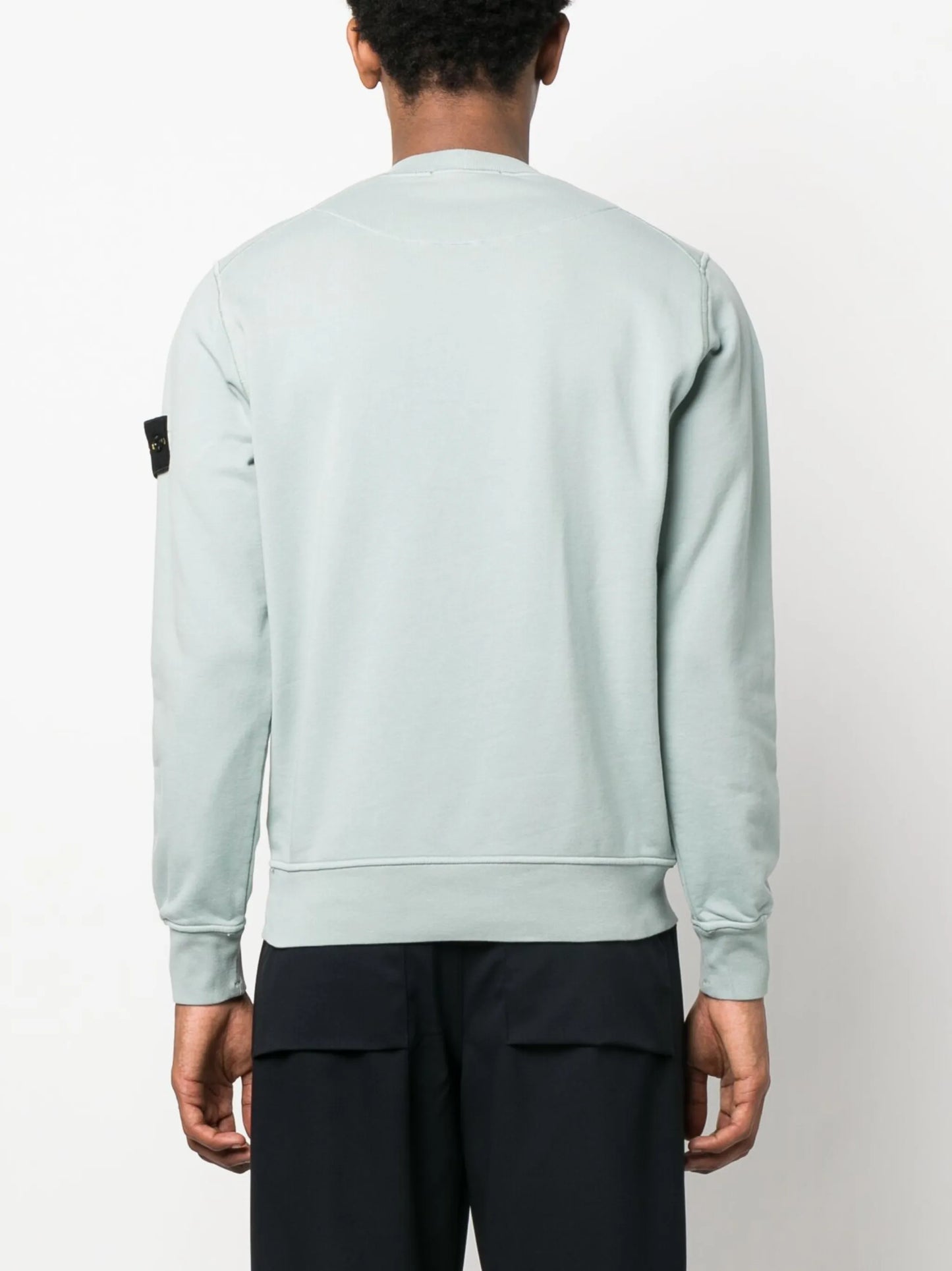 logo-patch sleeve sweatshirt