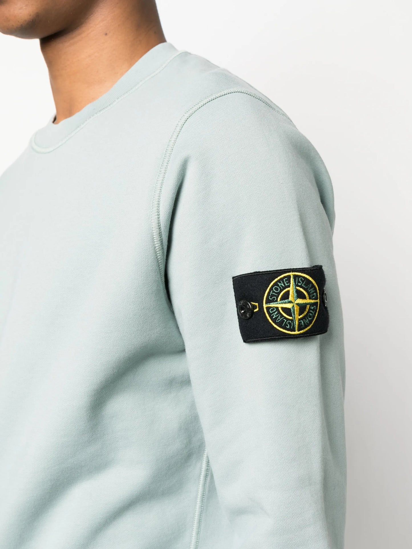 logo-patch sleeve sweatshirt