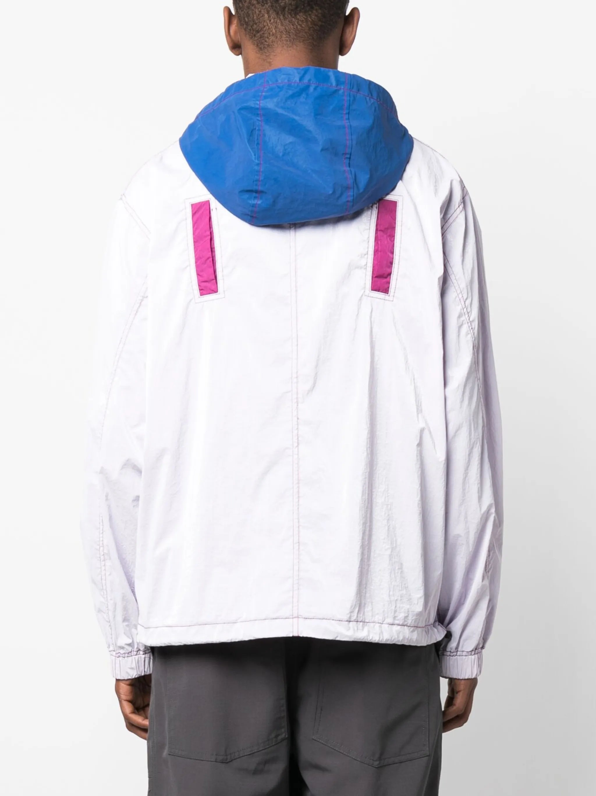 Marina logo-print hooded jacket