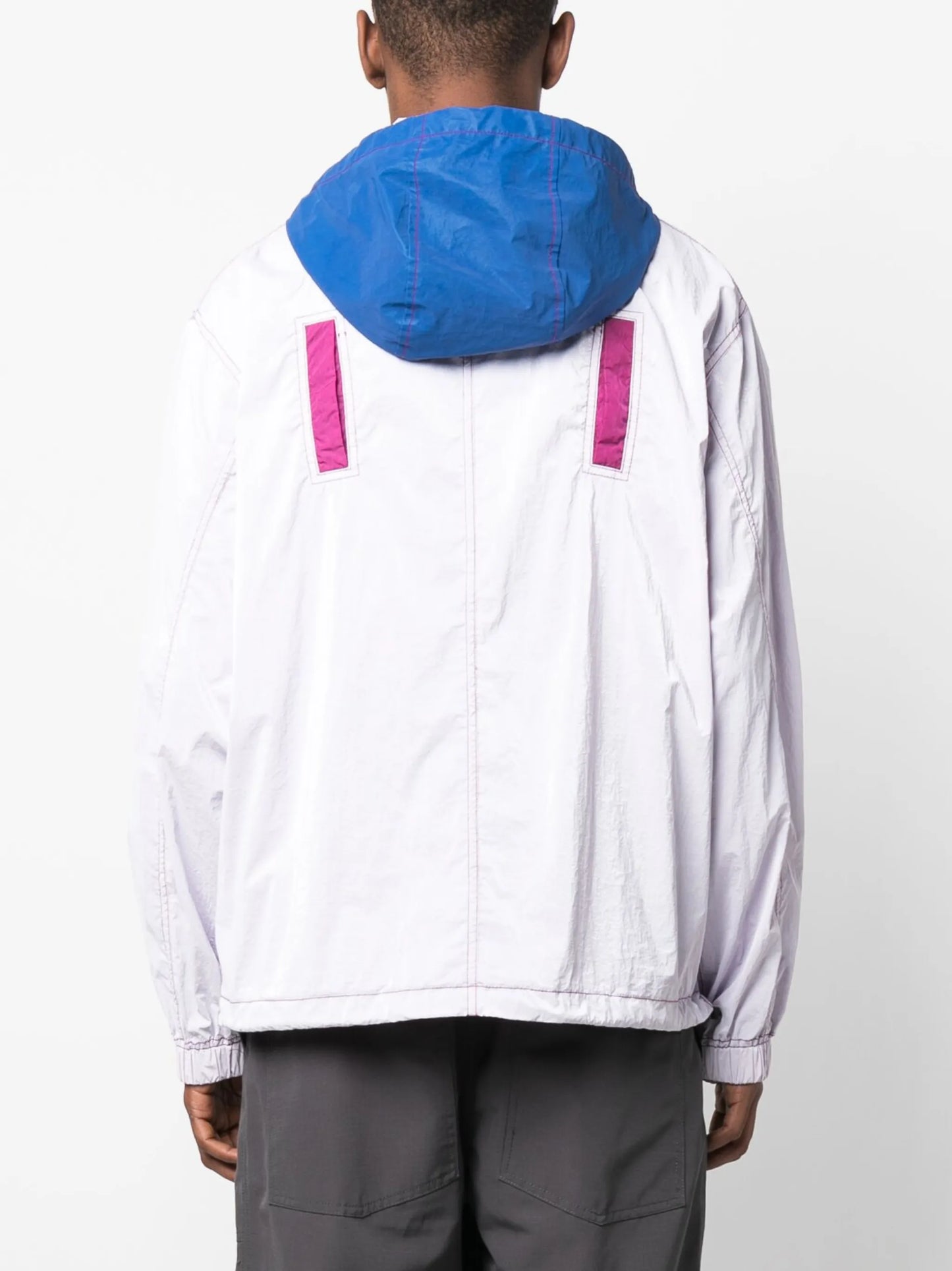 Marina logo-print hooded jacket
