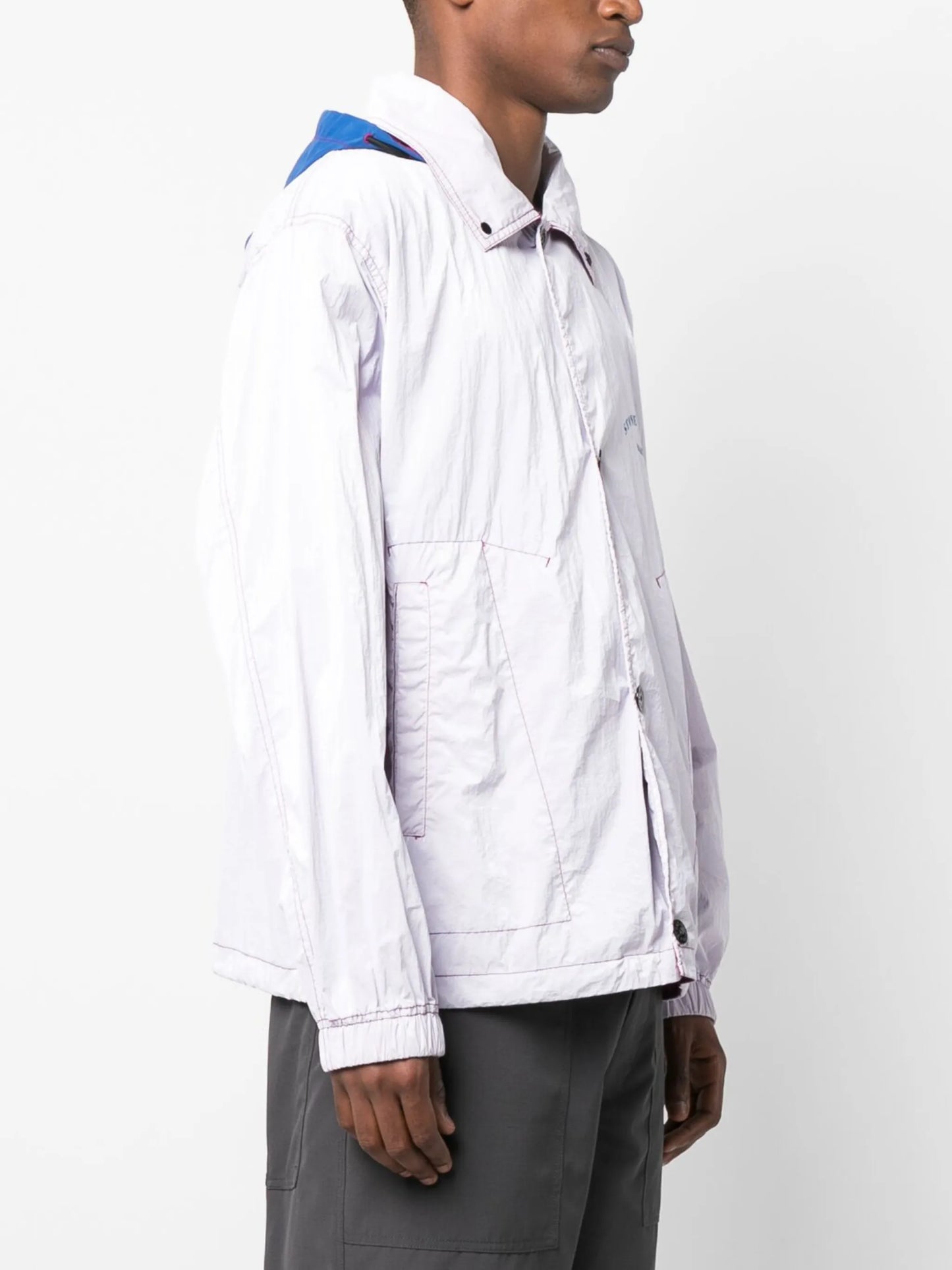 Marina logo-print hooded jacket