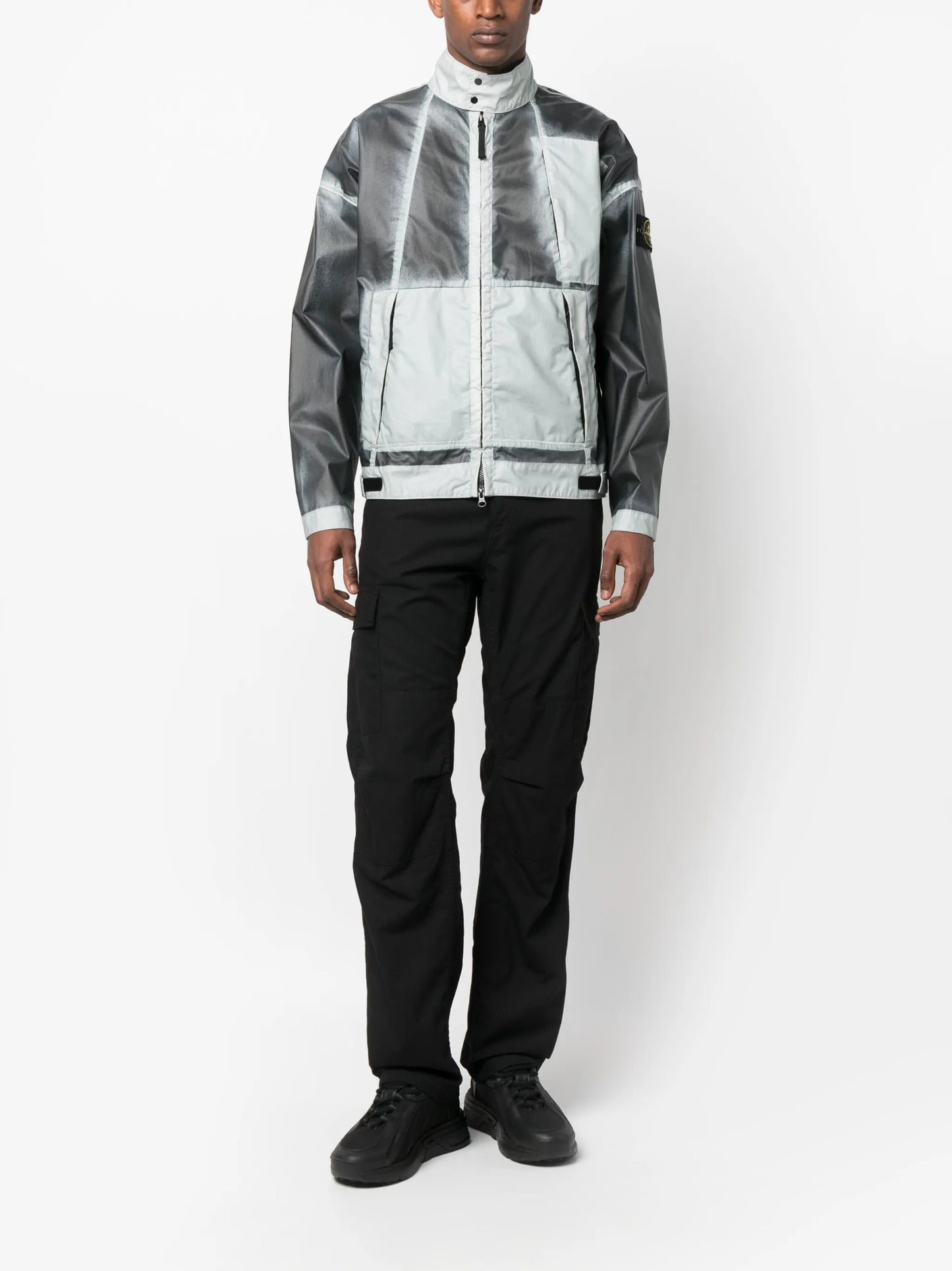 Mussola Gommata-TC hand-sprayed windbreaker