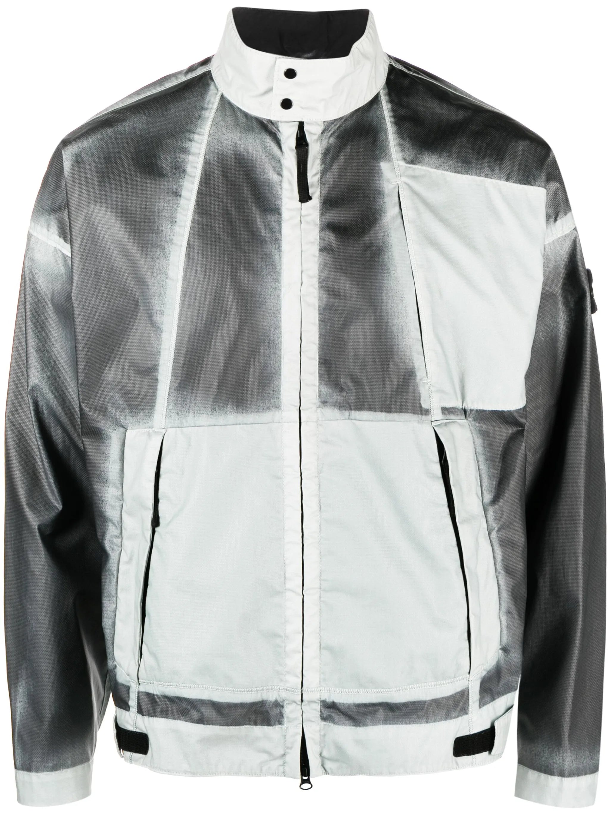 Mussola Gommata-TC hand-sprayed windbreaker