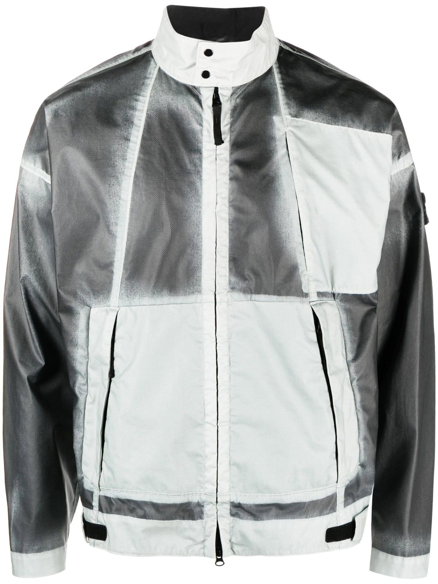 Mussola Gommata-TC hand-sprayed windbreaker