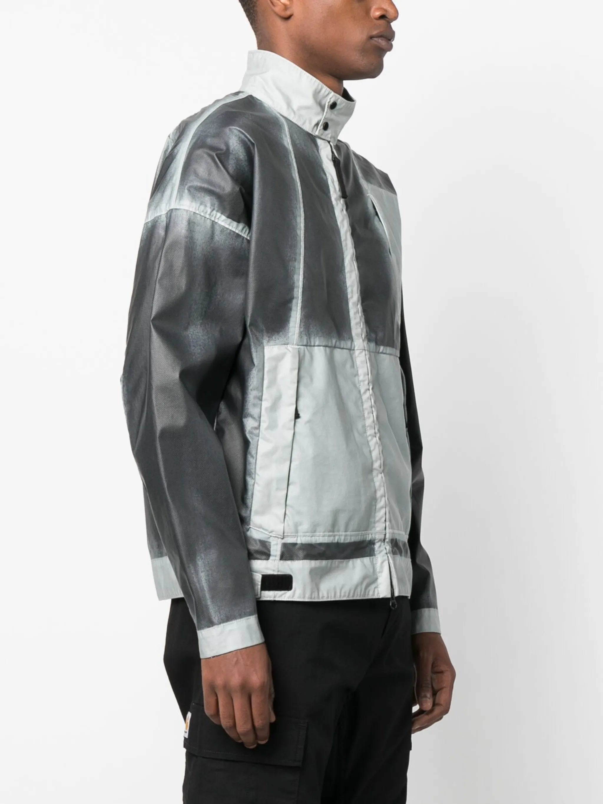Mussola Gommata-TC hand-sprayed windbreaker