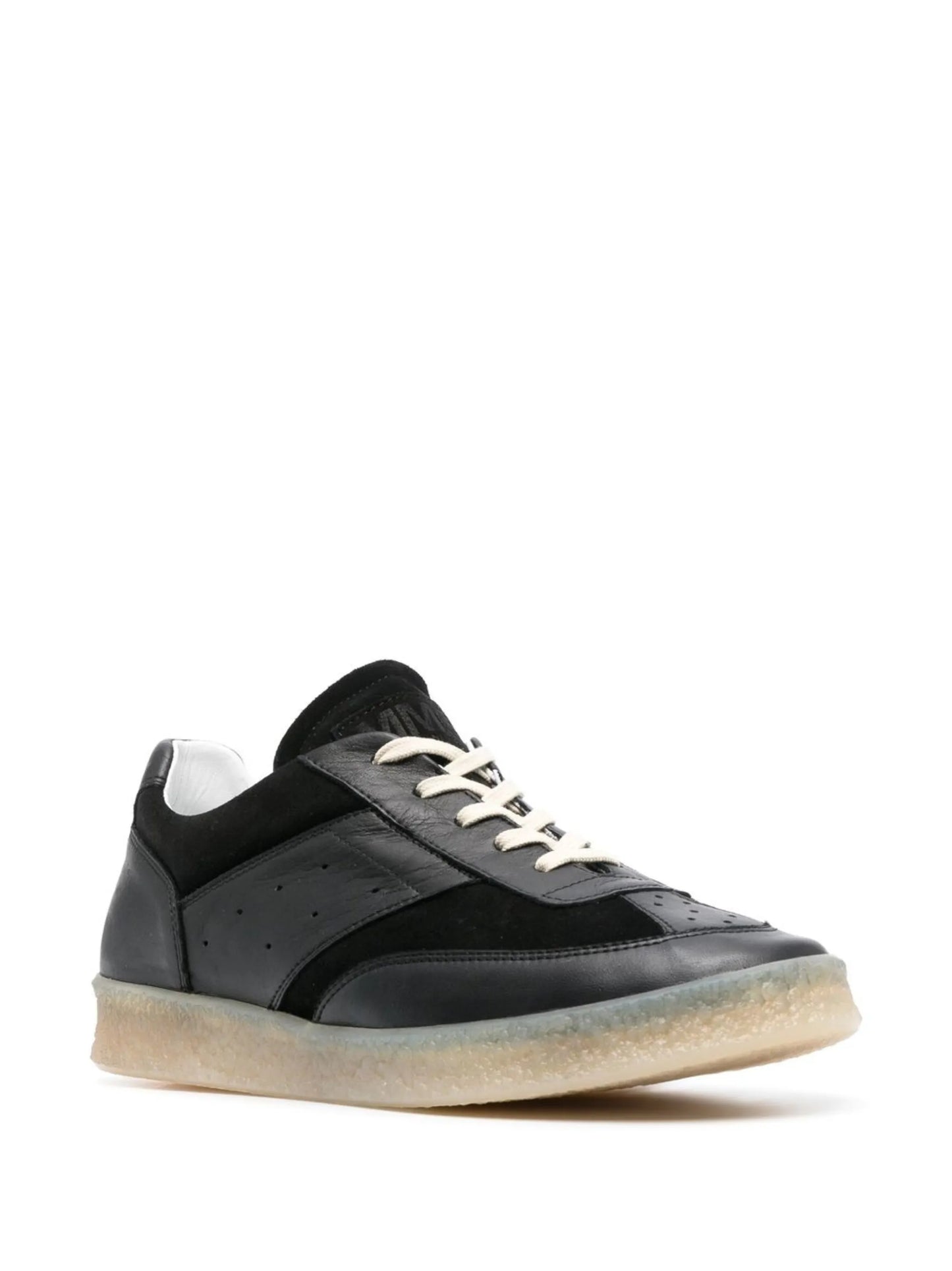 panelled low-top sneakers