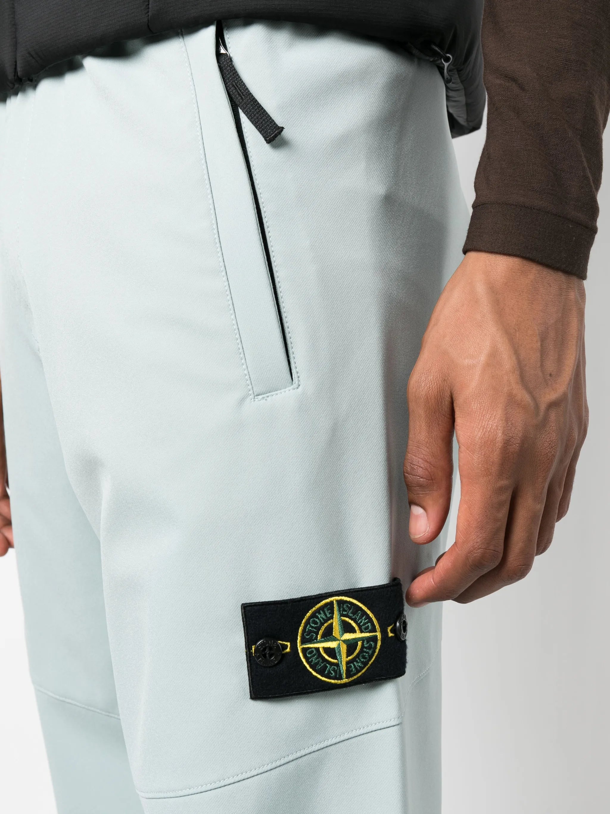 logo-patch track pants
