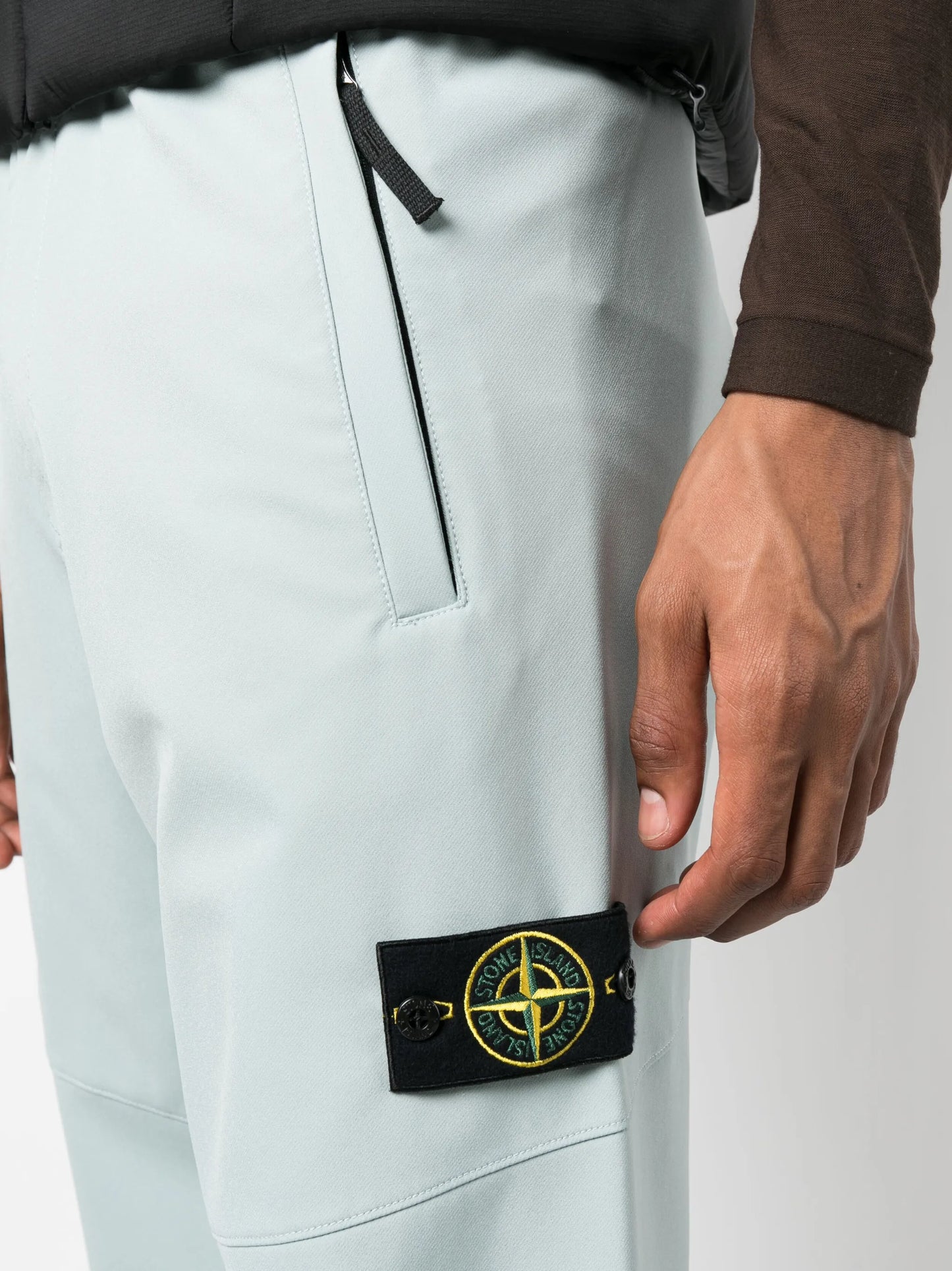 logo-patch track pants