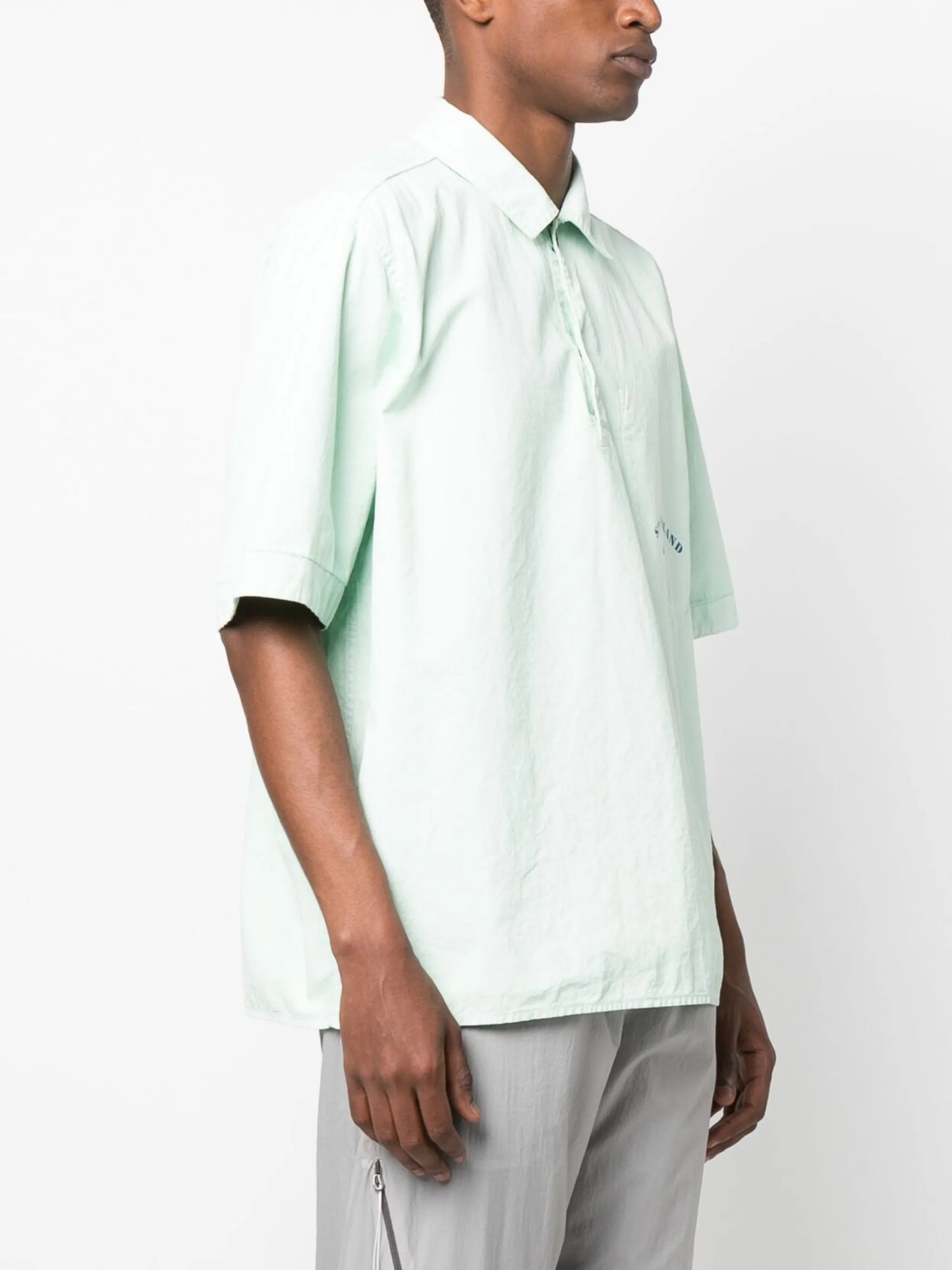Marina short-sleeve polo overshirt