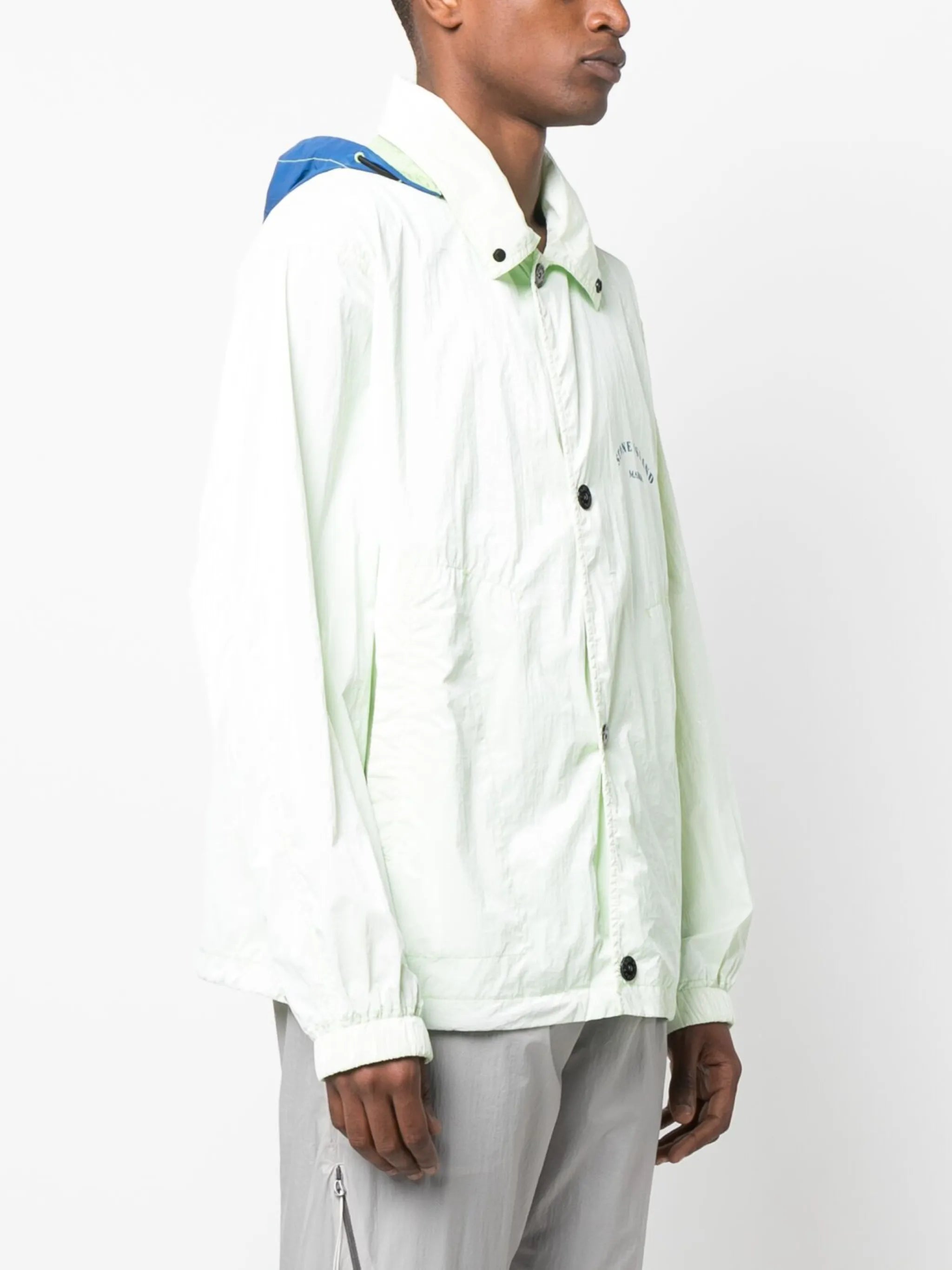 Marina logo-print hooded jacket