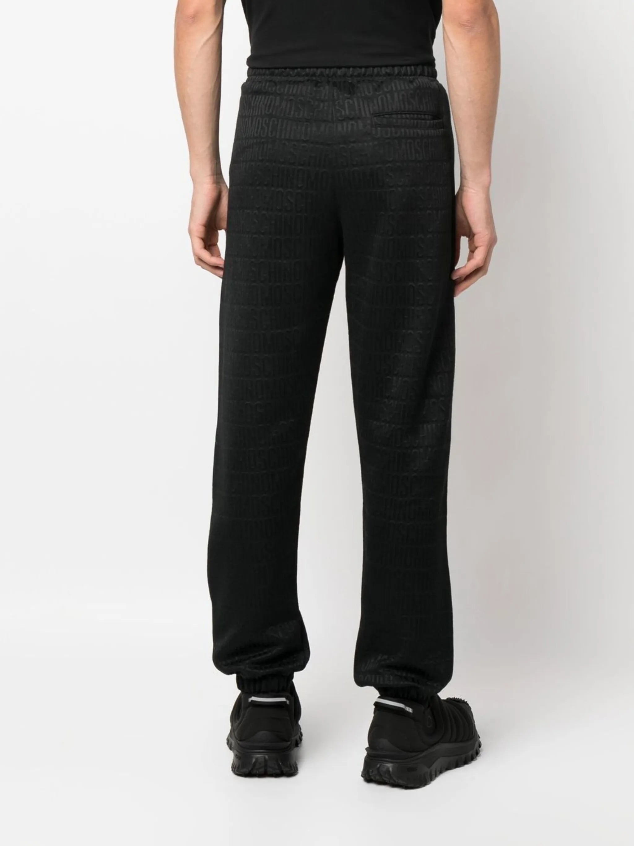 all-over logo-print track pants