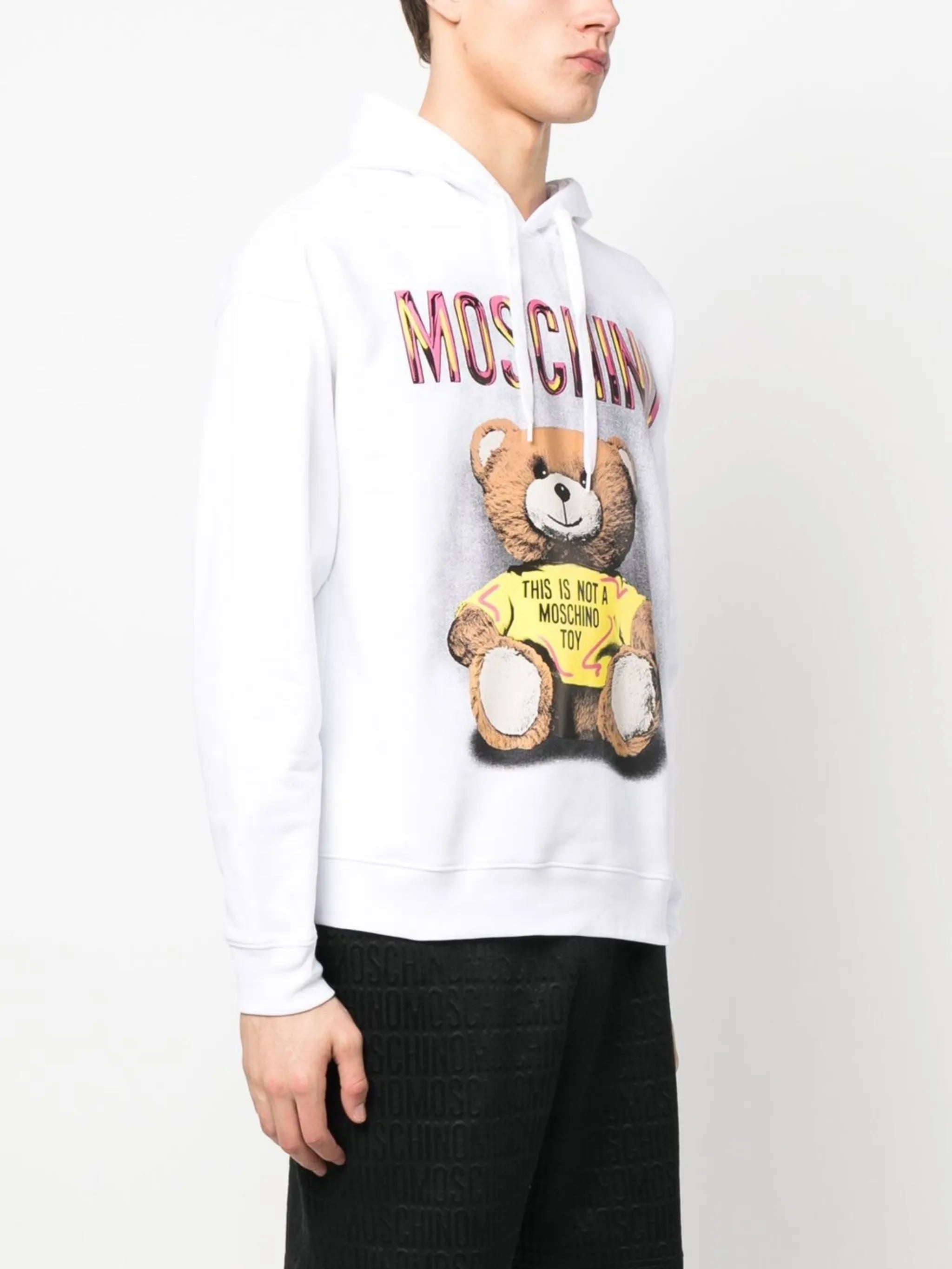 Teddy graphic-print hoodie
