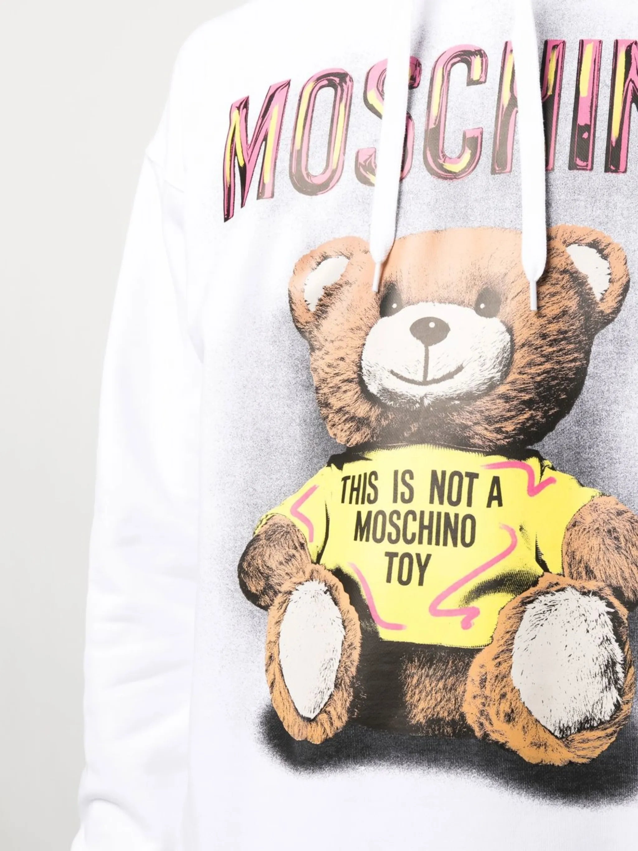 Teddy graphic-print hoodie