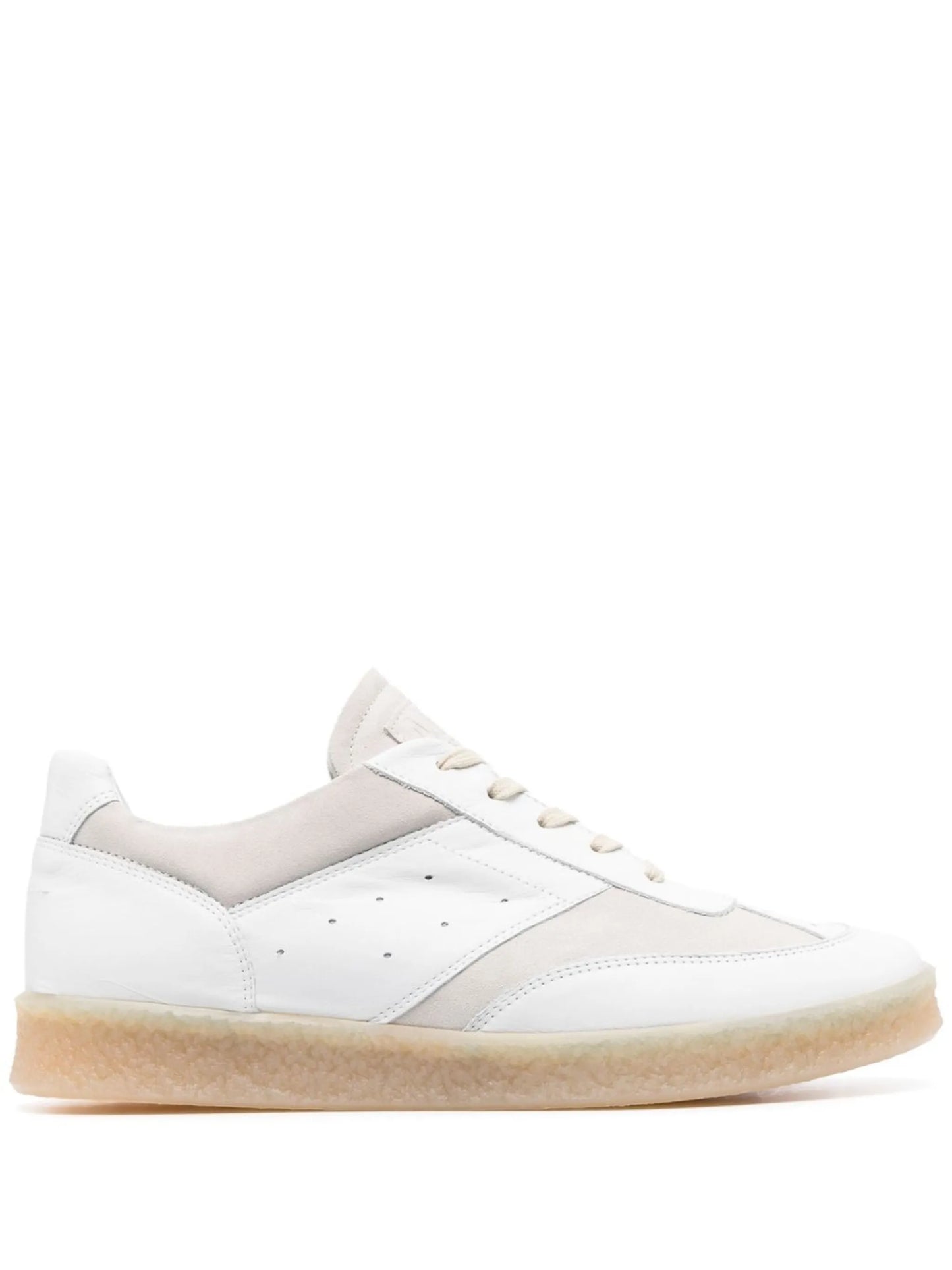 panelled low-top sneakers