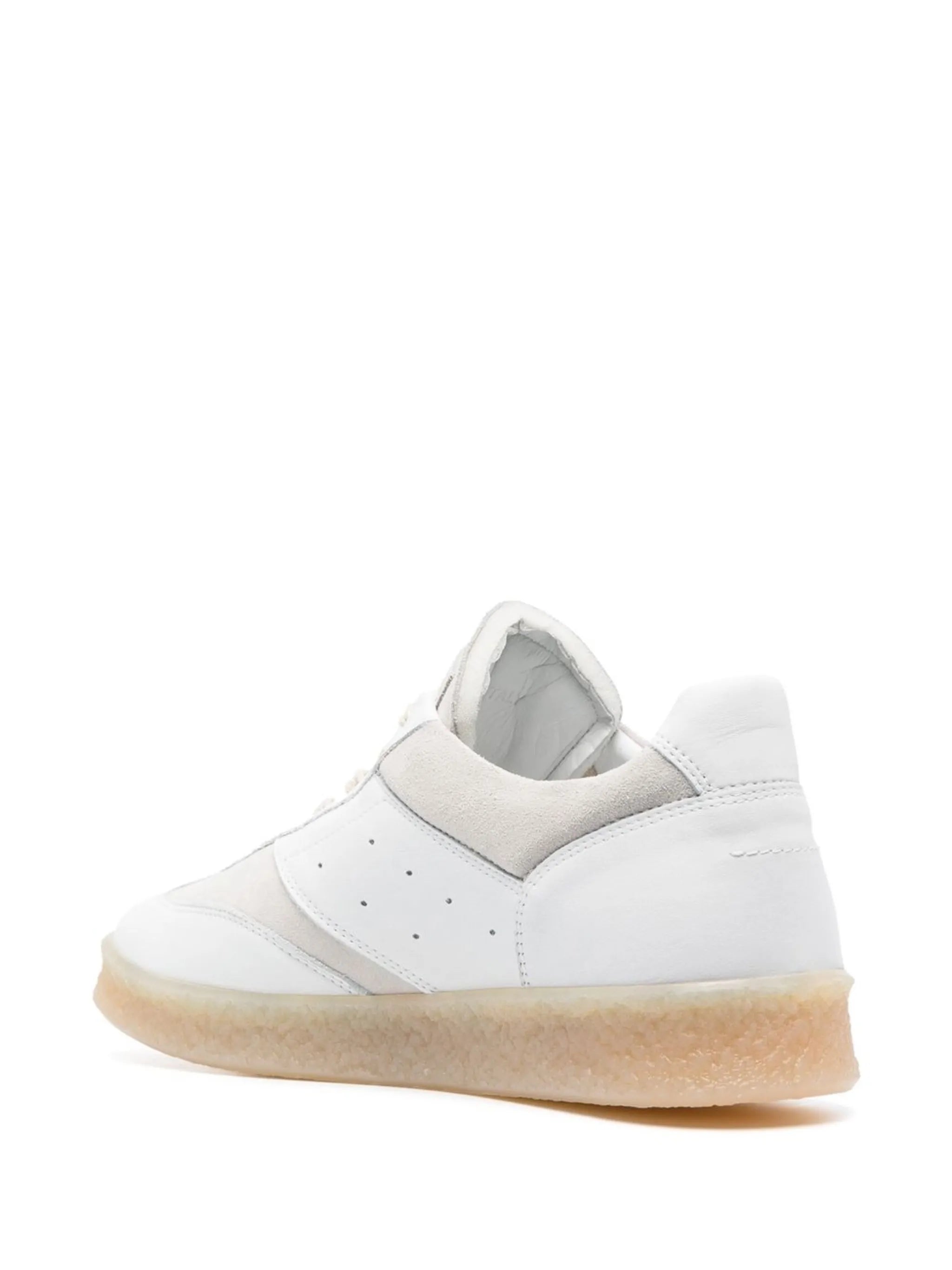 panelled low-top sneakers