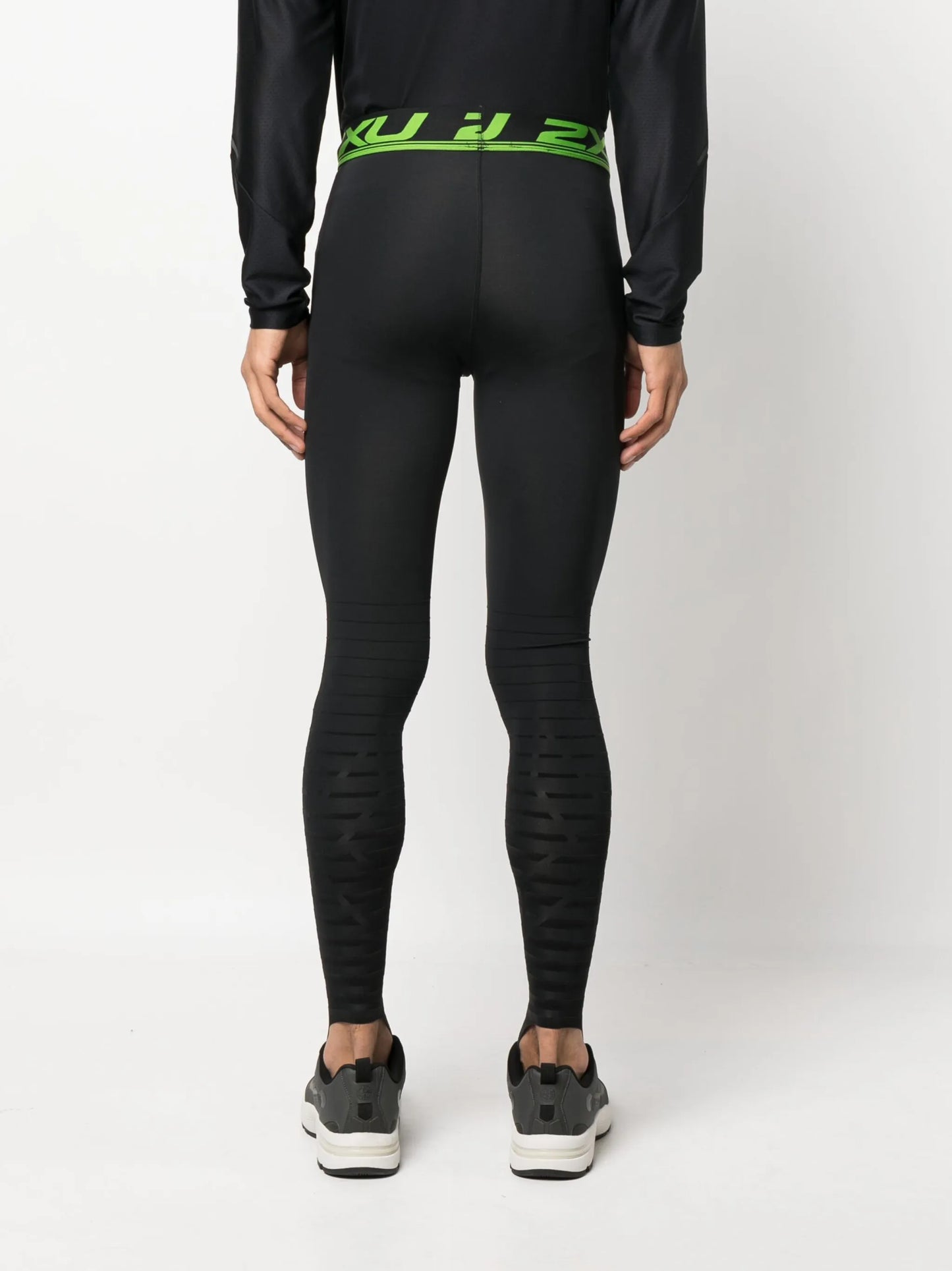 logo-waistband compression tights