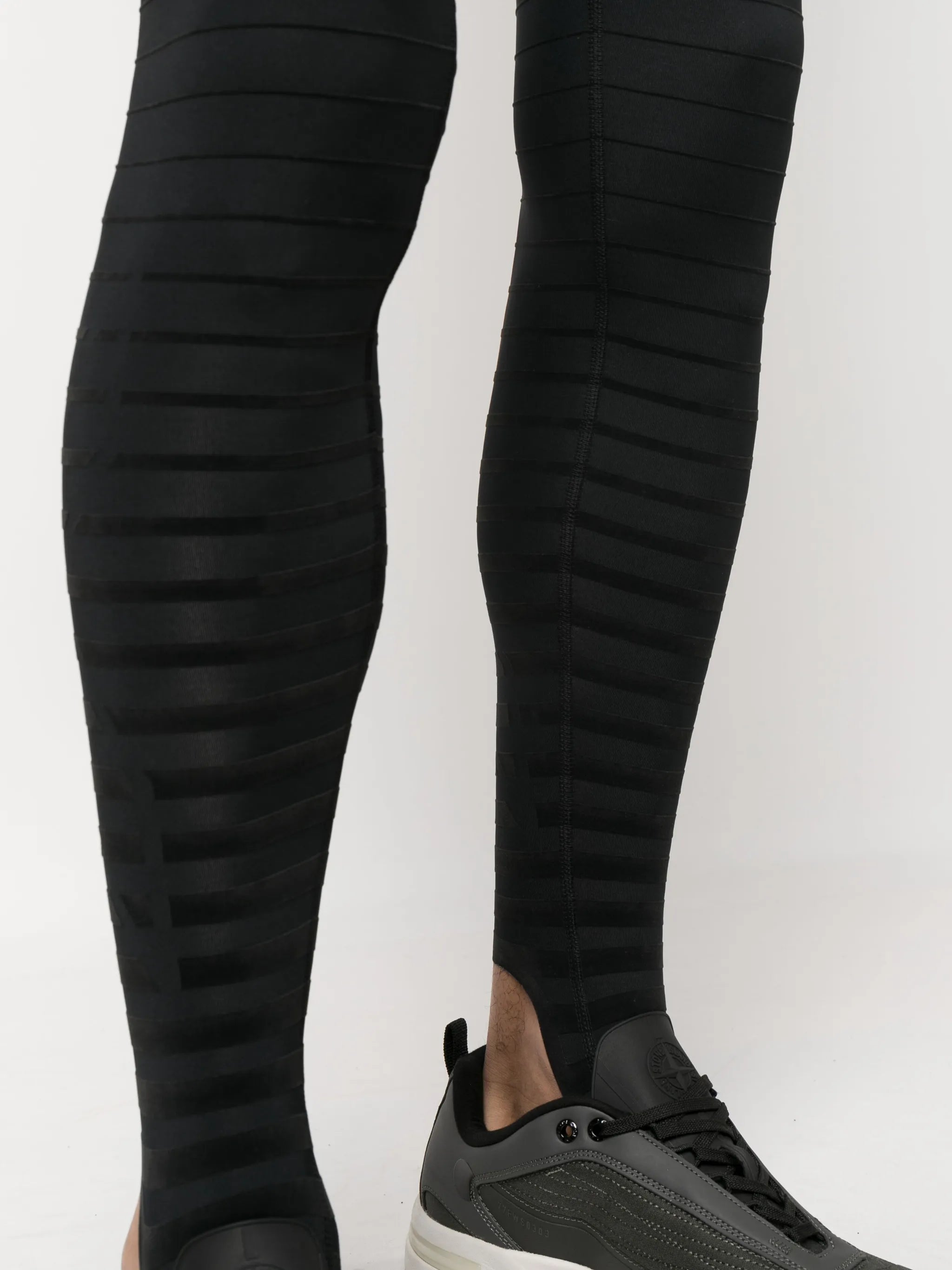 logo-waistband compression tights