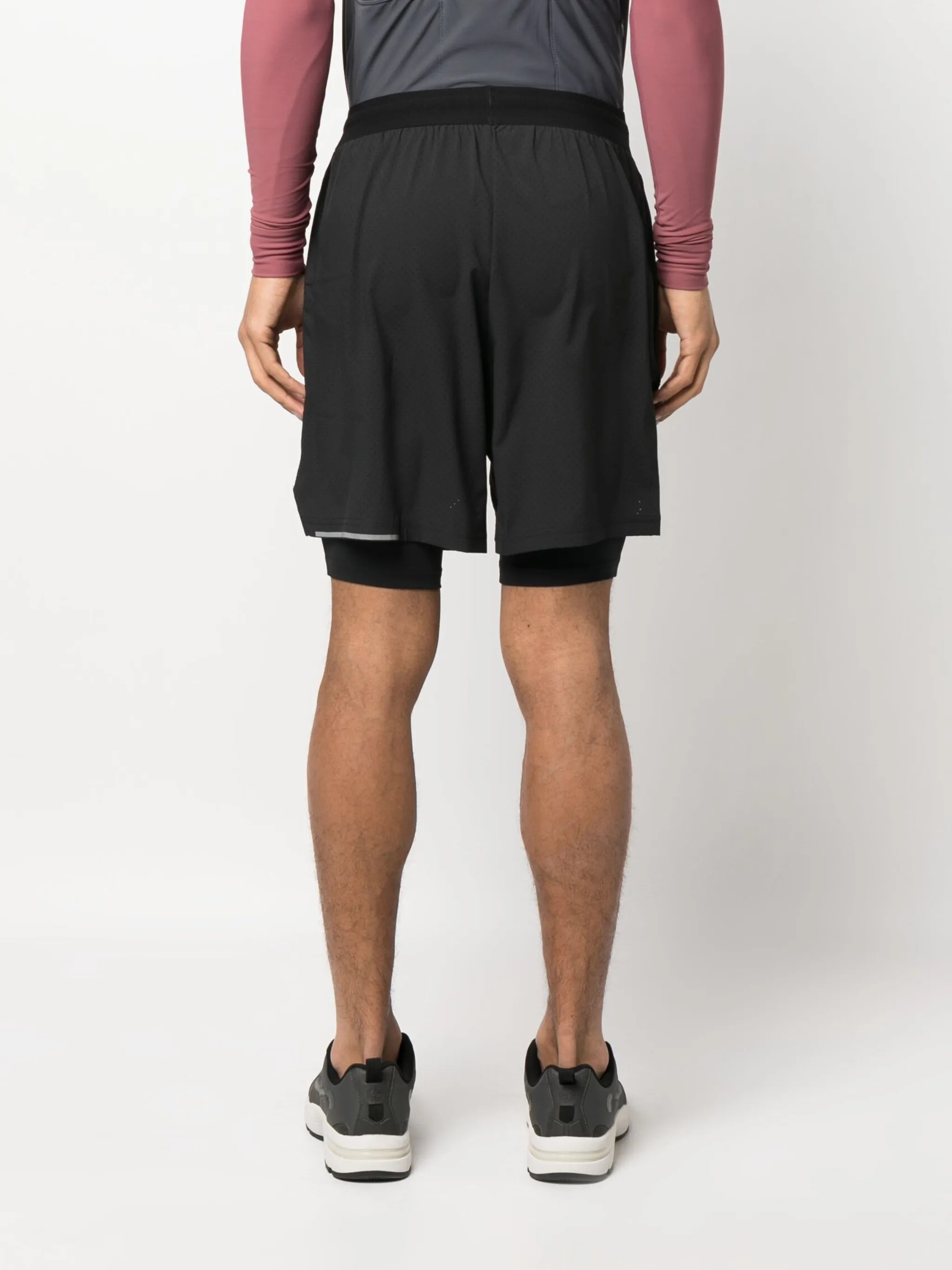 double layered sport shorts