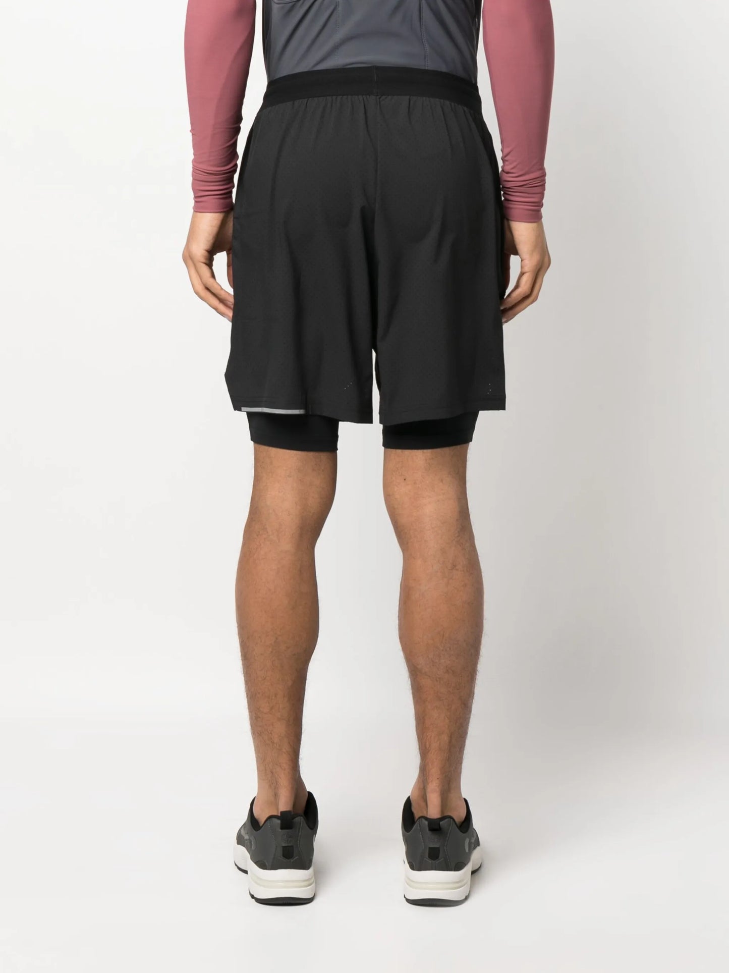 double layered sport shorts