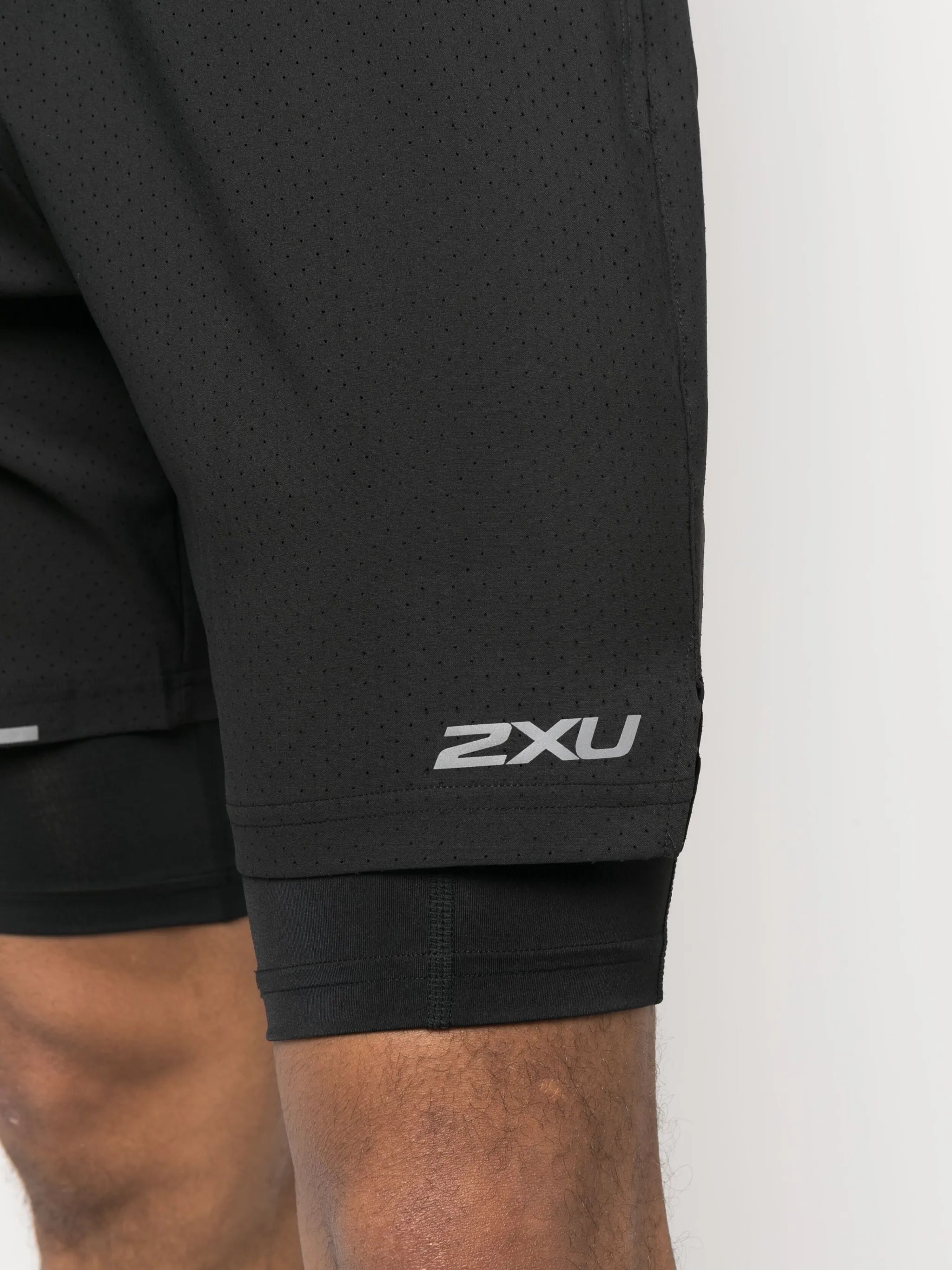 double layered sport shorts