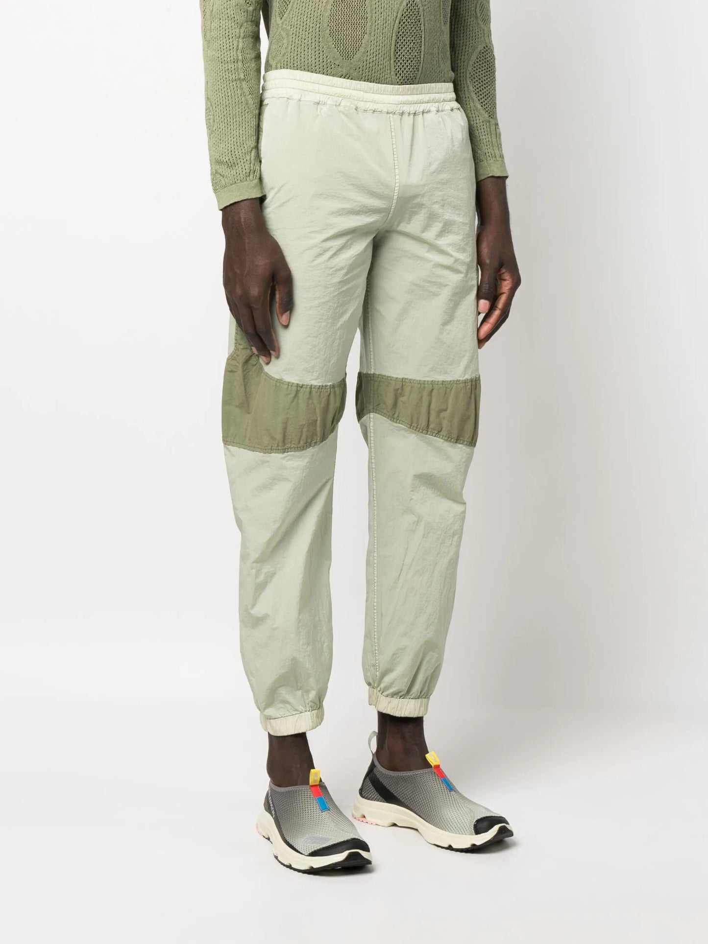 panelled-design track pants